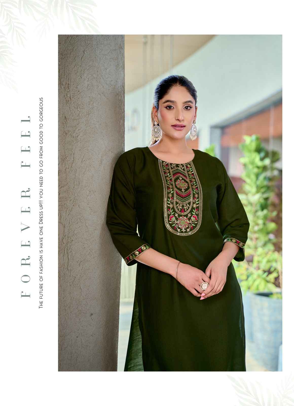 Vaniska Fashion Five Star Vol 3 Vatican Silk Kurti 8 pcs Catalogue