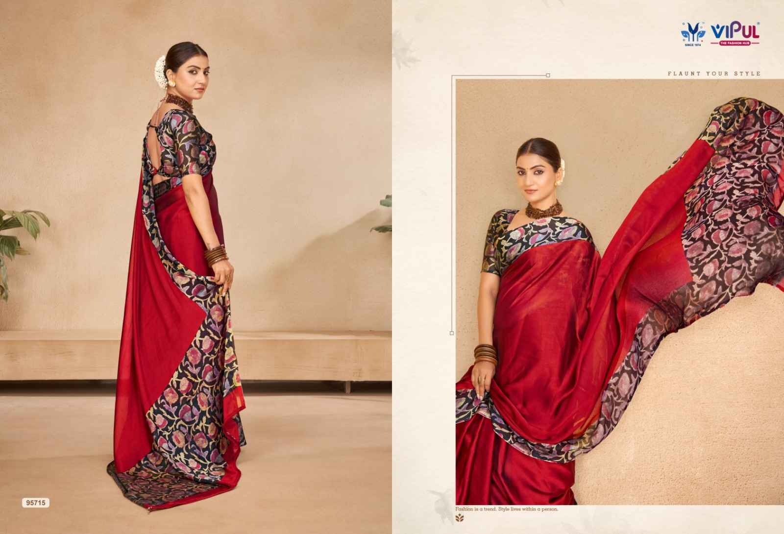 Vipul Juliet Chiffon Vol 29 Chiffon Saree 12 pcs Catalogue