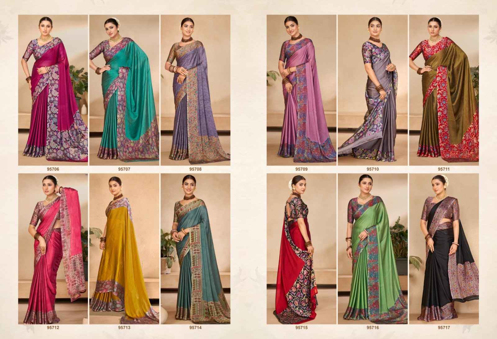Vipul Juliet Chiffon Vol 29 Chiffon Saree 12 pcs Catalogue