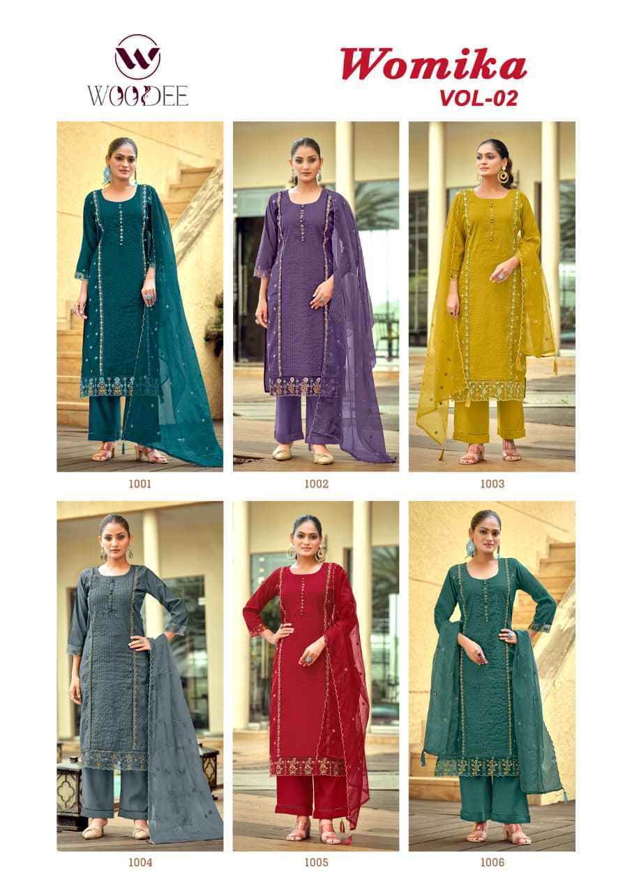 Woodee Womika Vol 2 Cotton Kurti Combo 6 pcs Catalogue