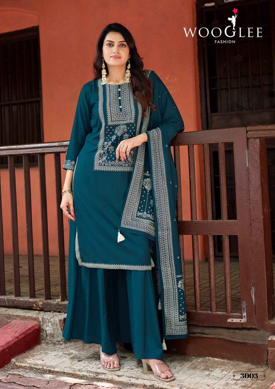 Wooglee Maharani Rayon Kurti Combo 4 pcs Catalogue