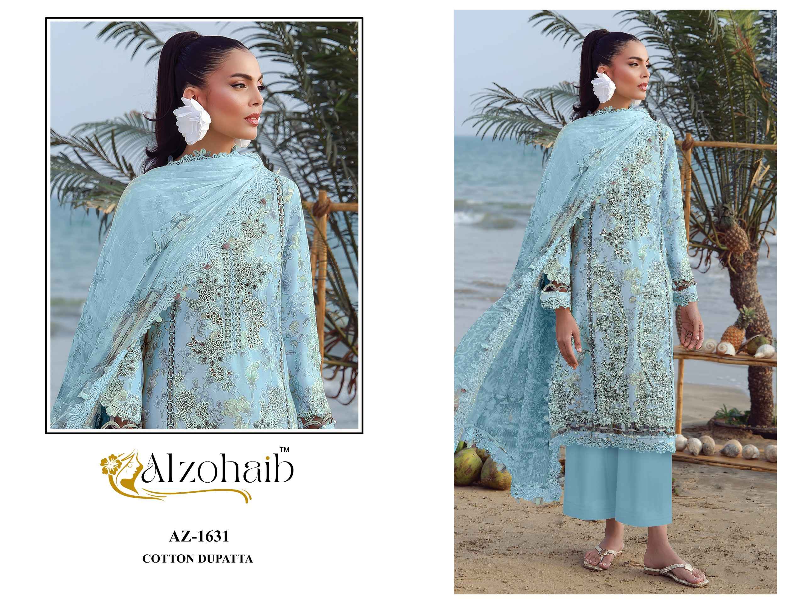 Al Zohaib Elaf Vol 1 Cotton Dress Material 4 pcs Catalogue
