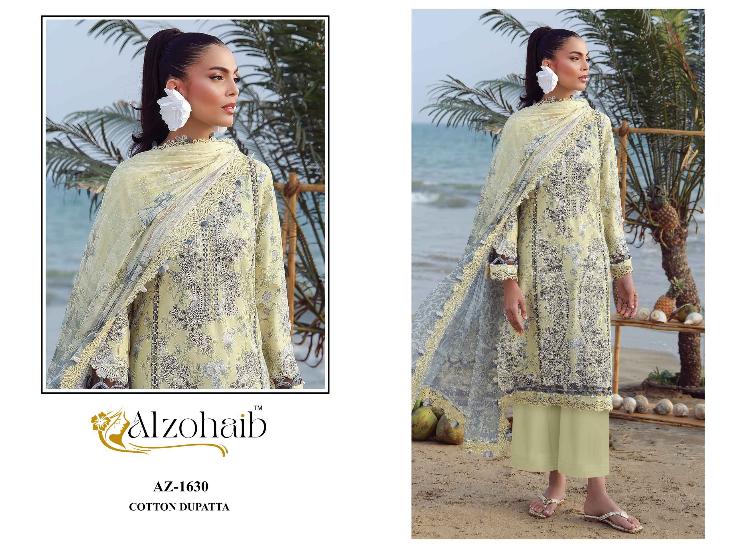 Al Zohaib Elaf Vol 1 Cotton Dress Material 4 pcs Catalogue