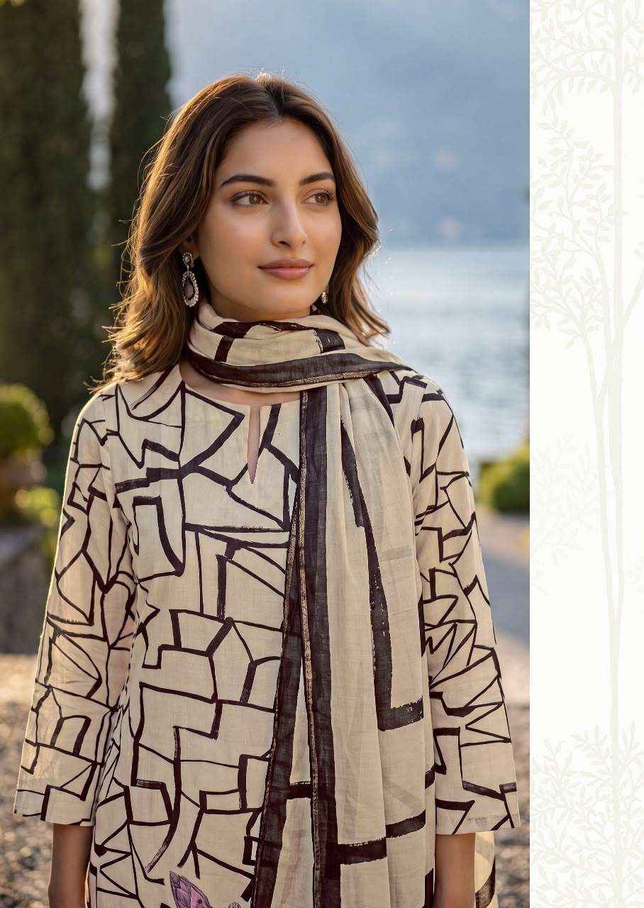 Alok Anuraga Viscose Maslin Dress Material 4 pcs Catalogue