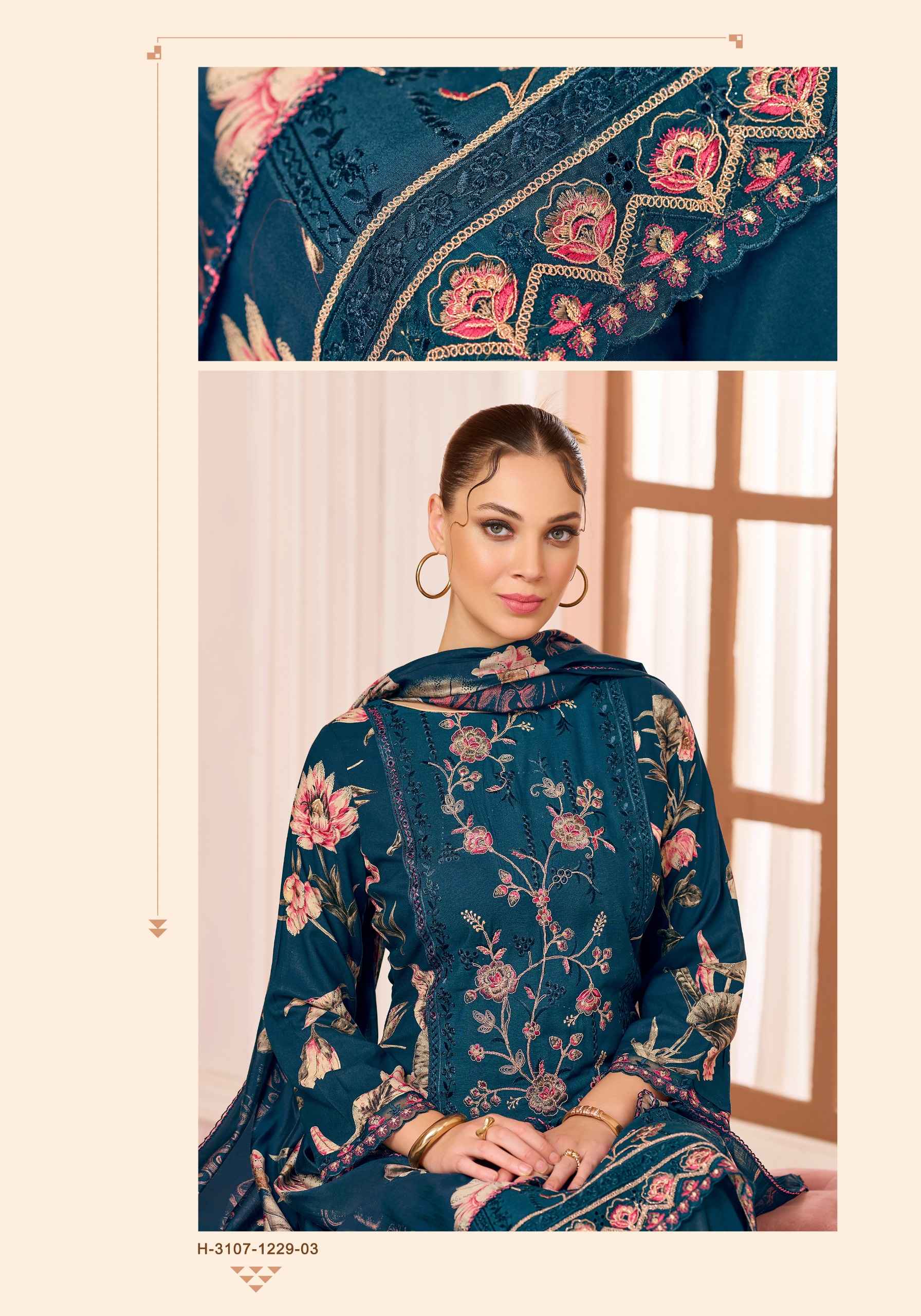 Alok Hafsa Viscose Reyon Dress Material 6 pcs Catalogue