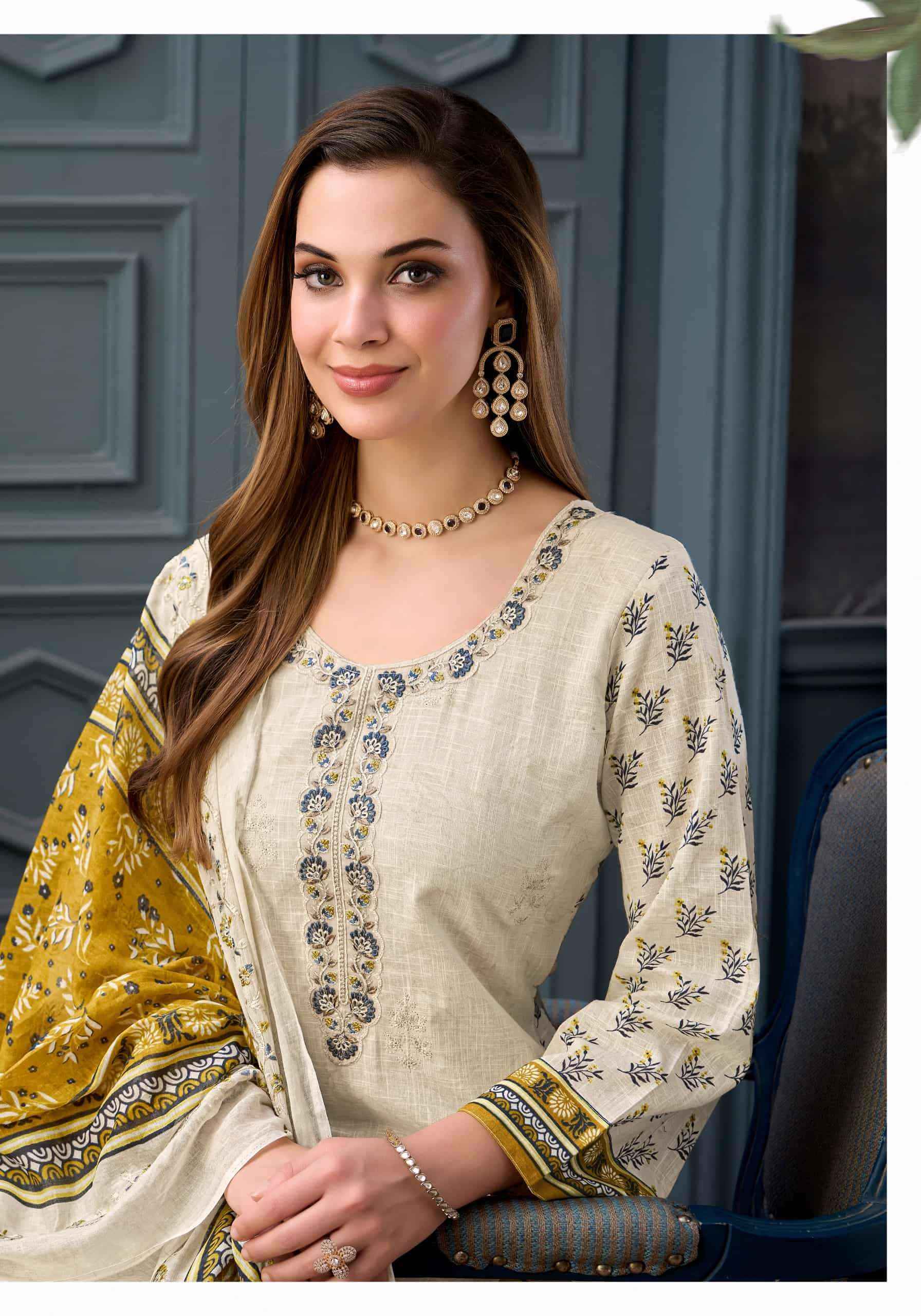 Alok Khaadi Cambric Cotton Dress Material 6 pcs Catalogue