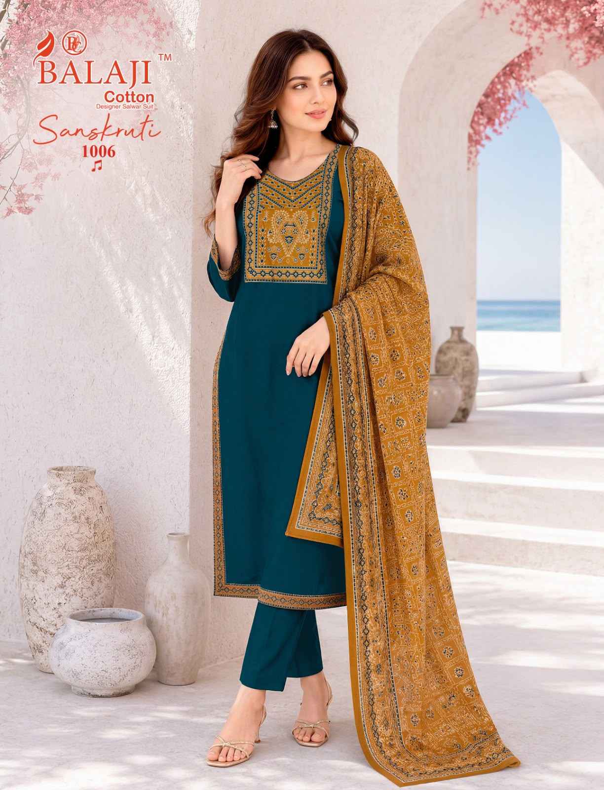 Balaji Sanskruti Vol 1 Readymade Cotton Dress 10 pcs Catalogue