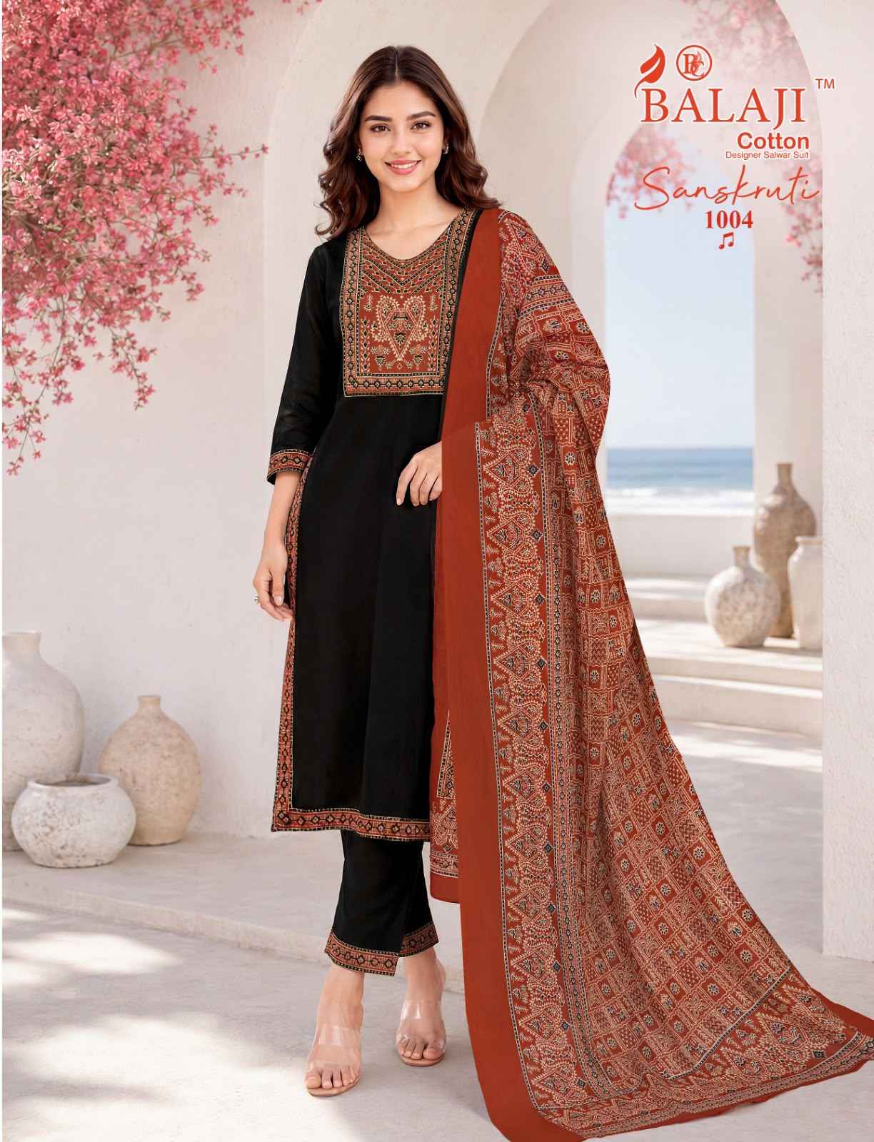 Balaji Sanskruti Vol 1 Readymade Cotton Dress 10 pcs Catalogue