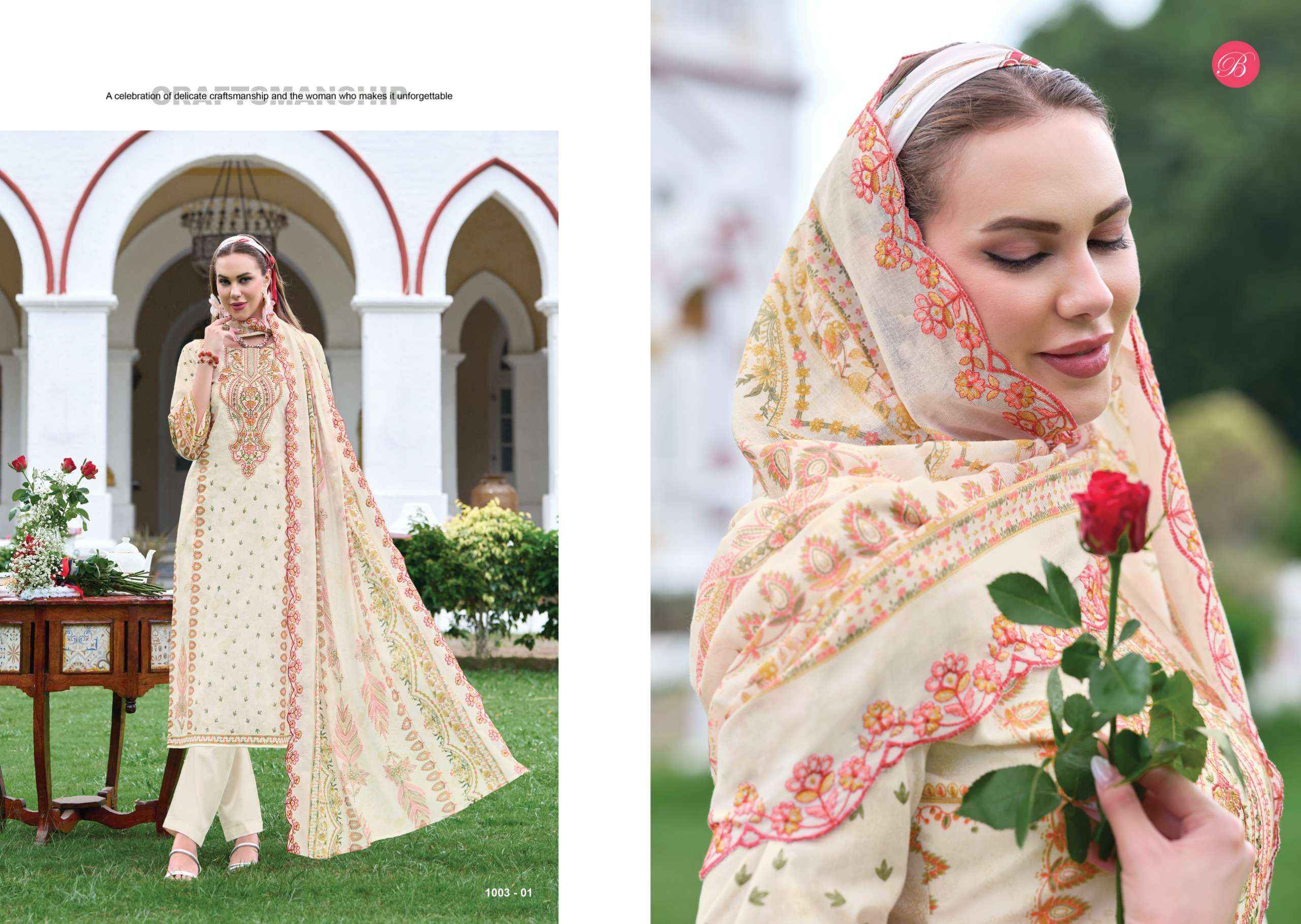 Belliza Guzarish Vol 25 Cotton Dress Material 8 pcs Catalogue