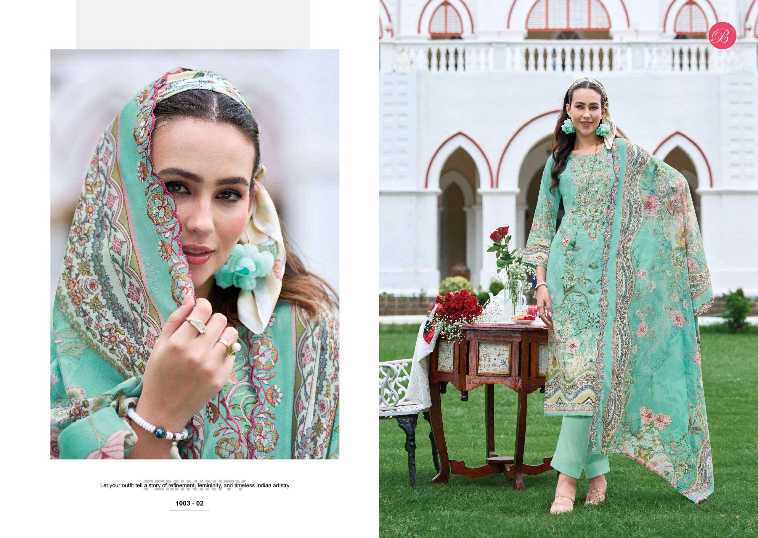 Belliza Guzarish Vol 25 Cotton Dress Material 8 pcs Catalogue