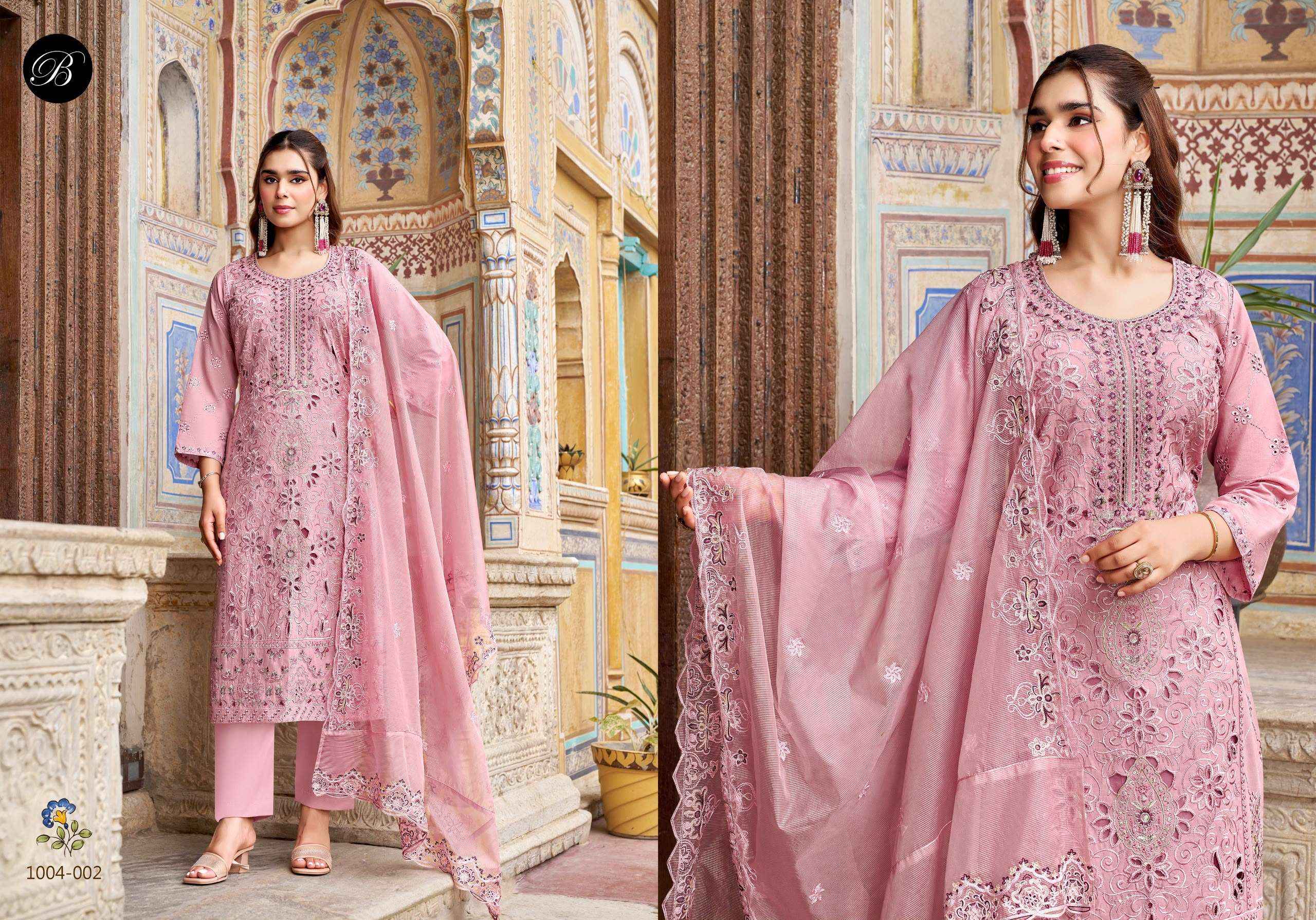 Belliza Khwaish Lawn Cotton Dress Material 6 pcs Cataloge