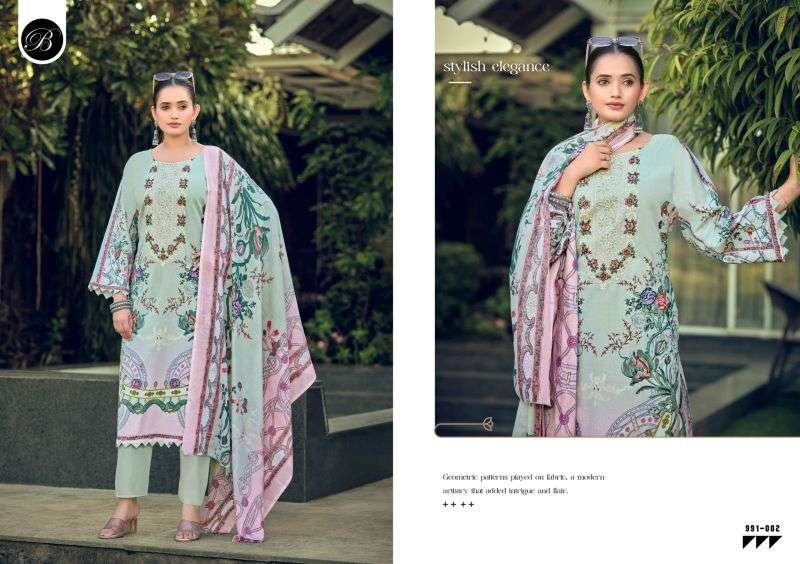 Belliza Naira Vol 150 Cotton Dress Material 8 pcs Cataloge