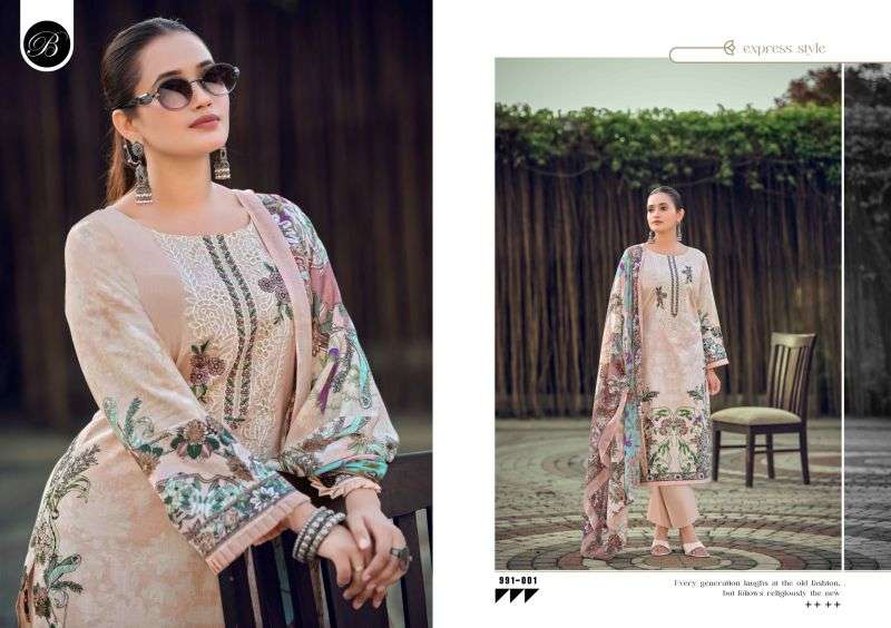 Belliza Naira Vol 150 Cotton Dress Material 8 pcs Cataloge