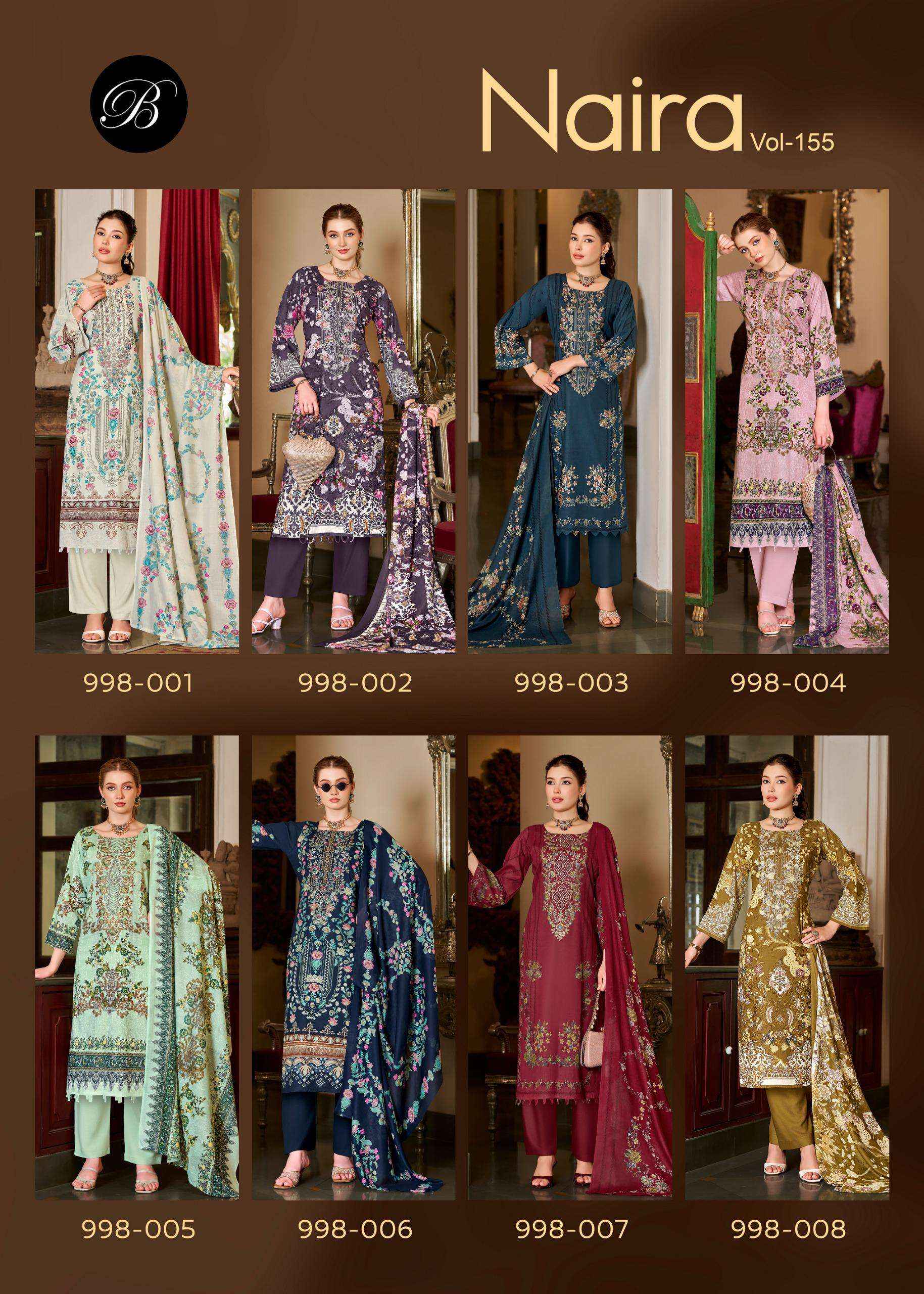 Belliza Naira Vol 155 Cotton Dress Material 8 pcs Cataloge