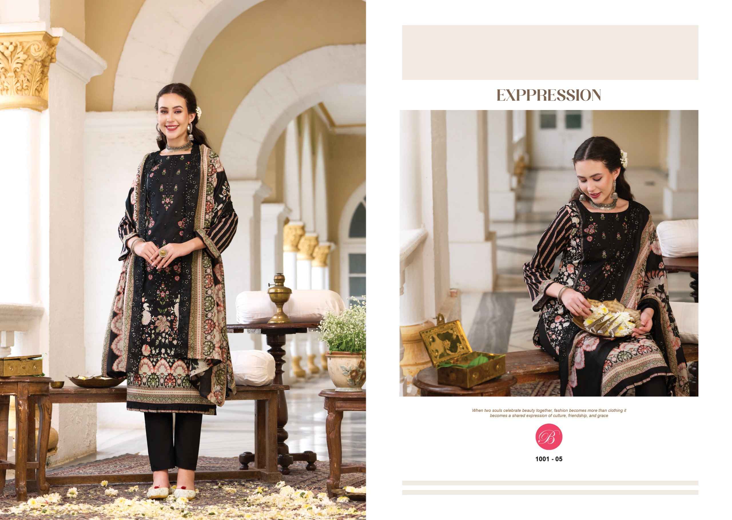 Belliza Noor E Ishq Cotton Dress Material 6 pcs Catalogue