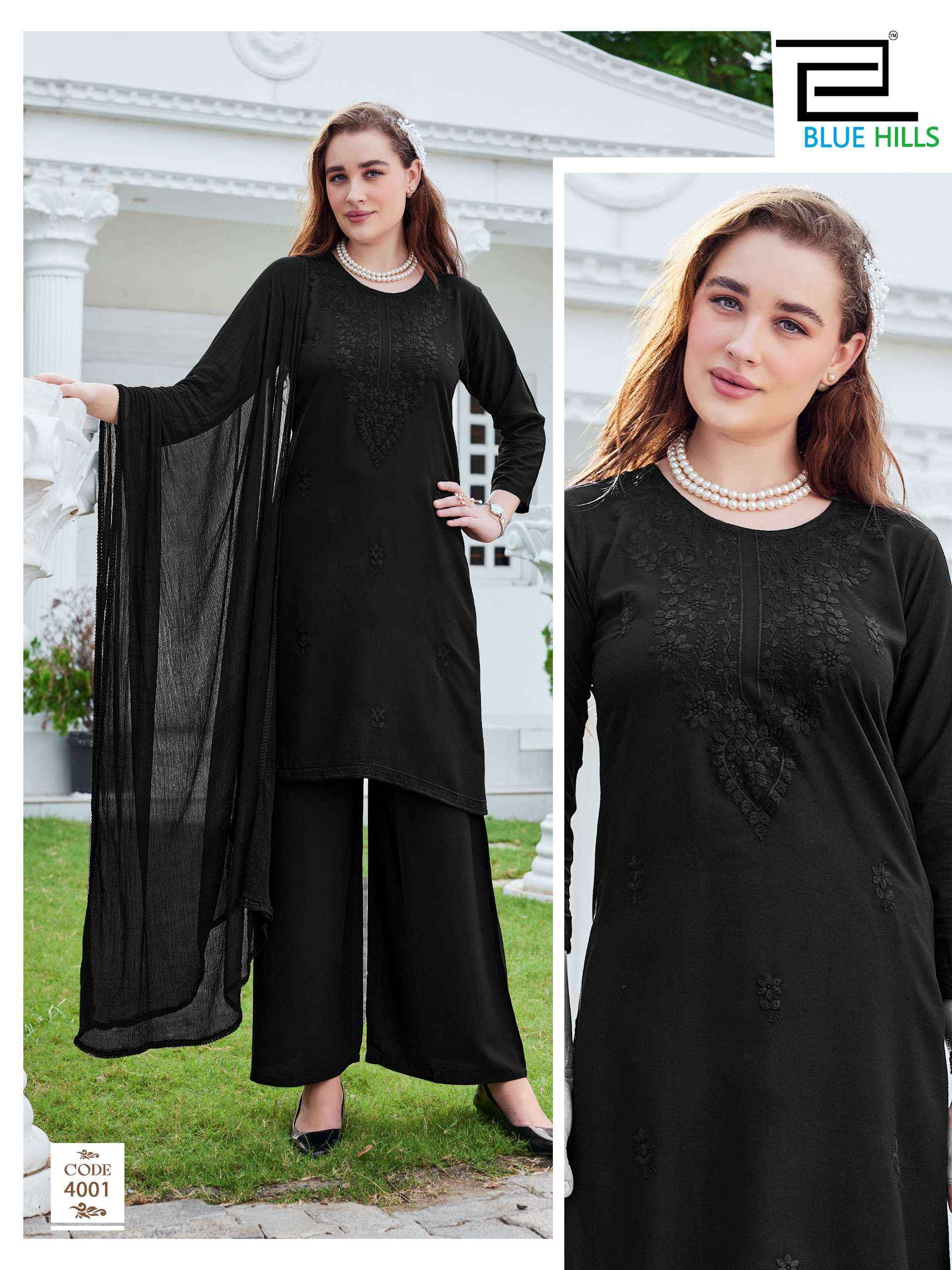 Blue Hills Haania Rayon Kurti Combo 4 pcs Catalogue