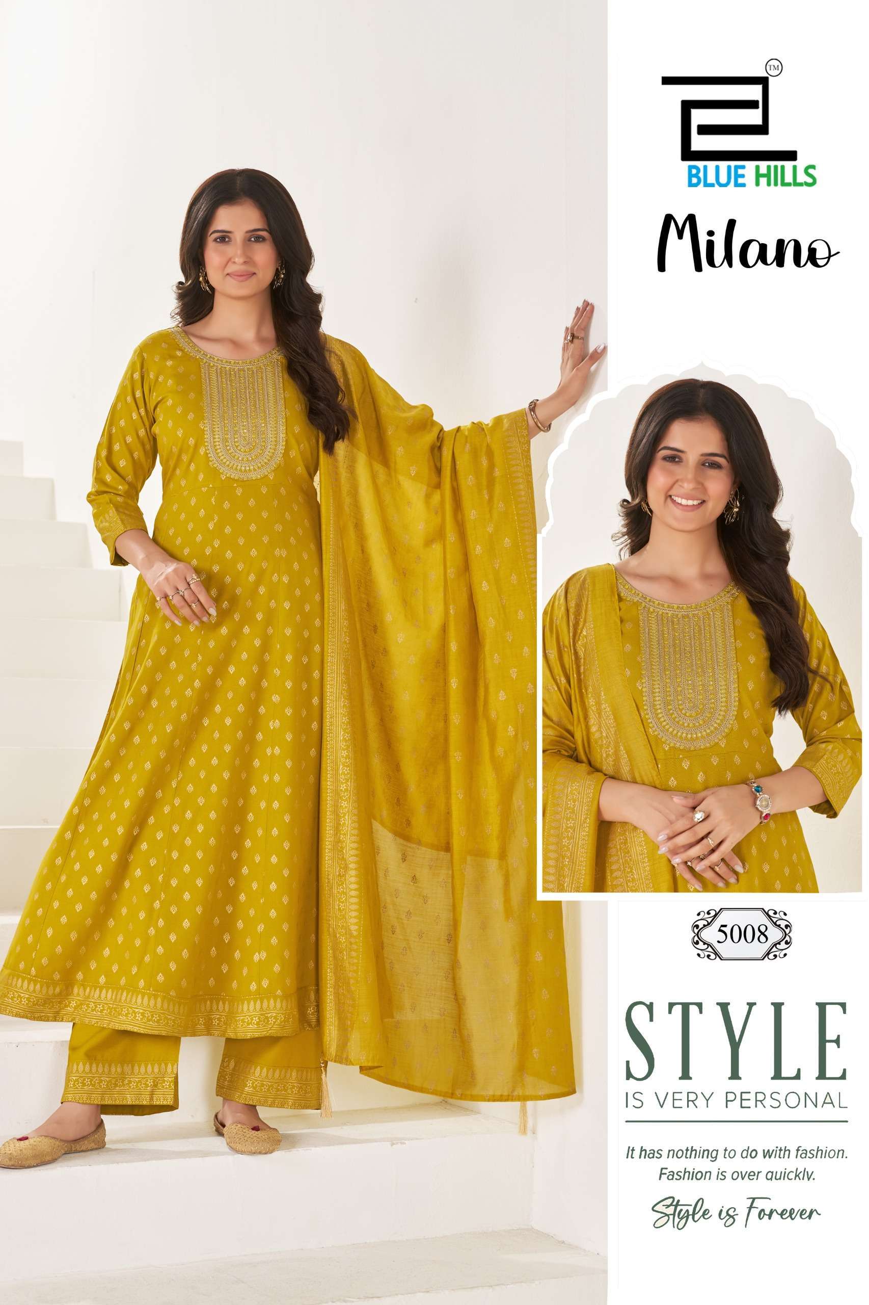 Blue Hills Milano Rayon Kurti Combo 6 pcs Catalogue
