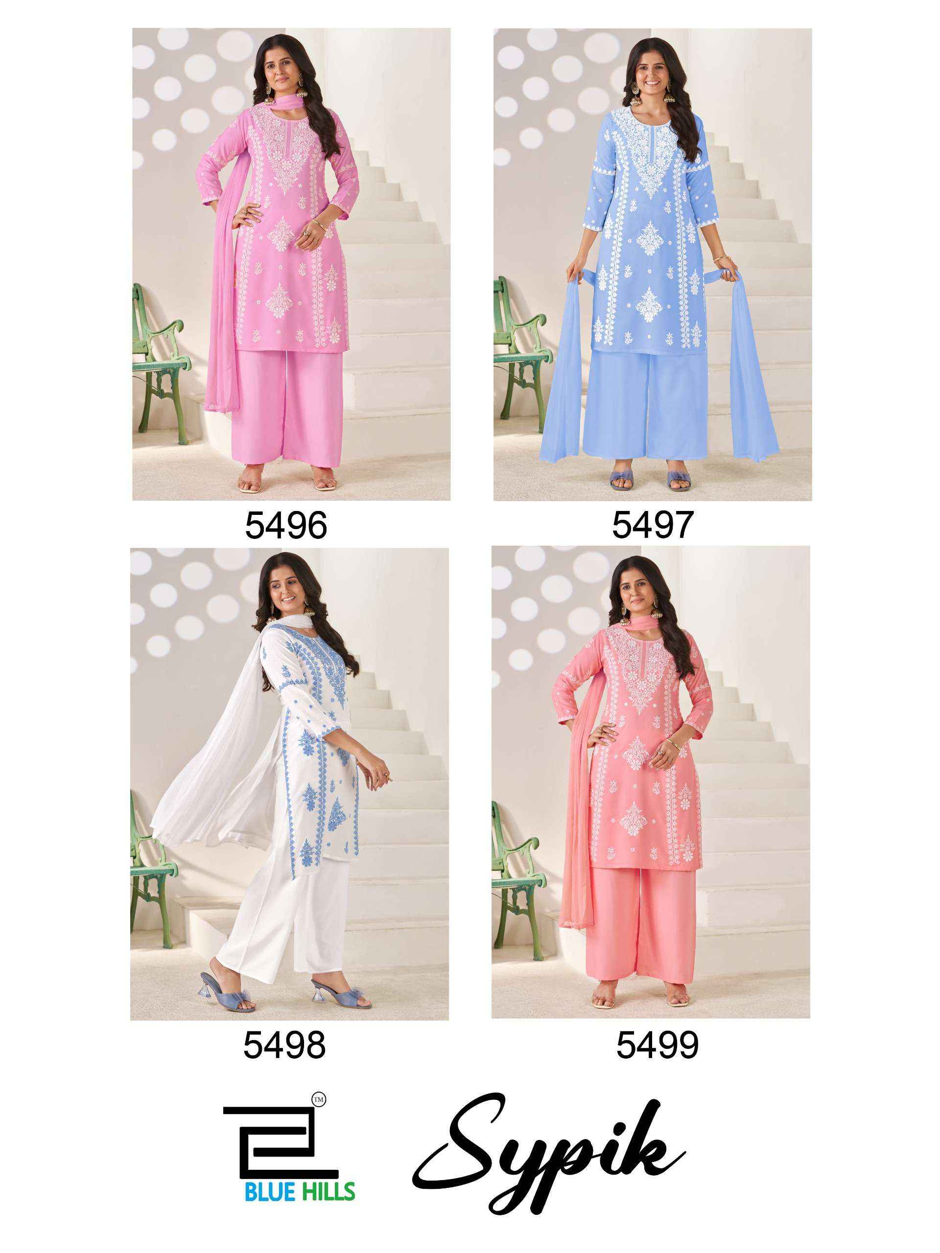 Blue Hills Sypik Rayon Kurti Combo 4 pcs Catalogue