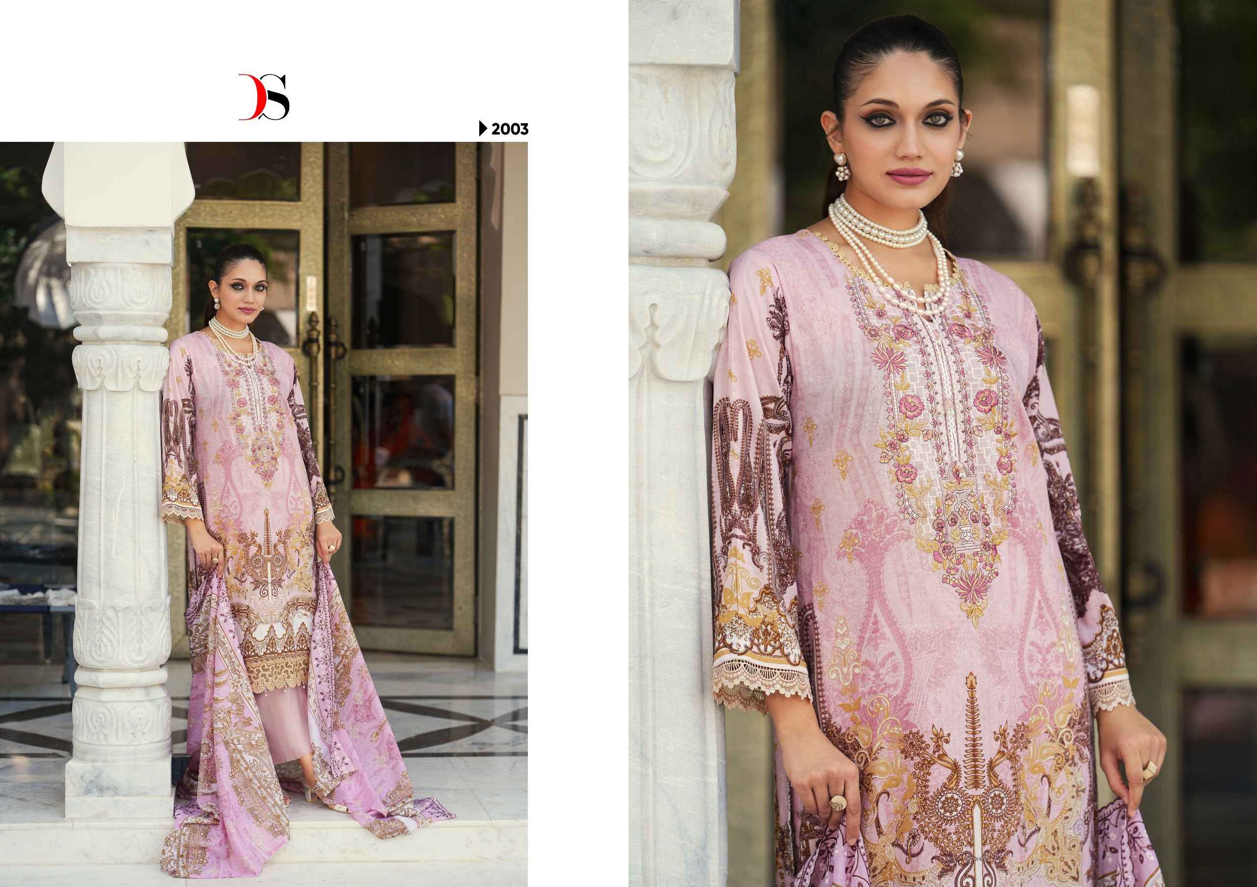 Deepsy Bin Saeed Mini Vol 2 Cotton Dress Material 8 pcs Catalogue