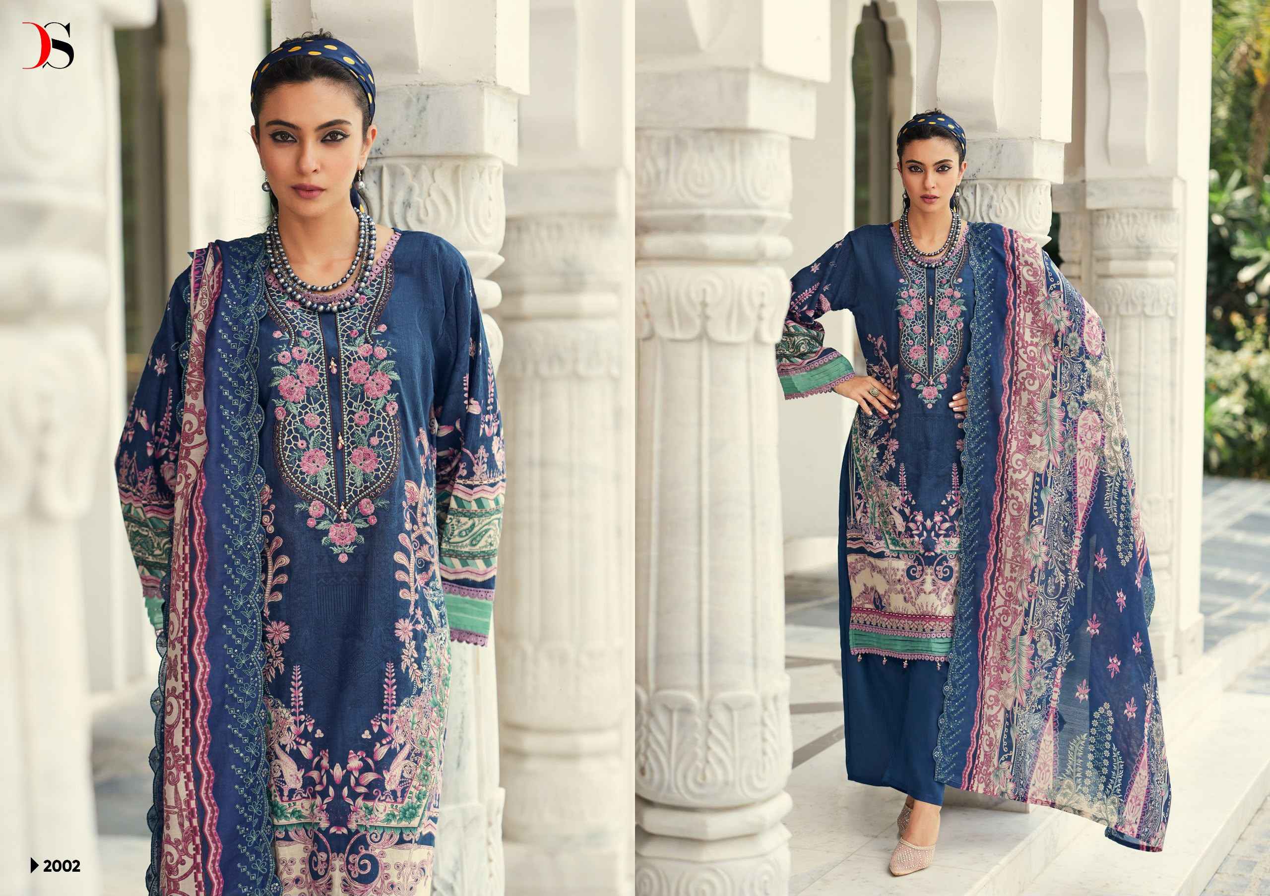 Deepsy Bin Saeed Mini Vol 2 Cotton Dress Material 8 pcs Catalogue