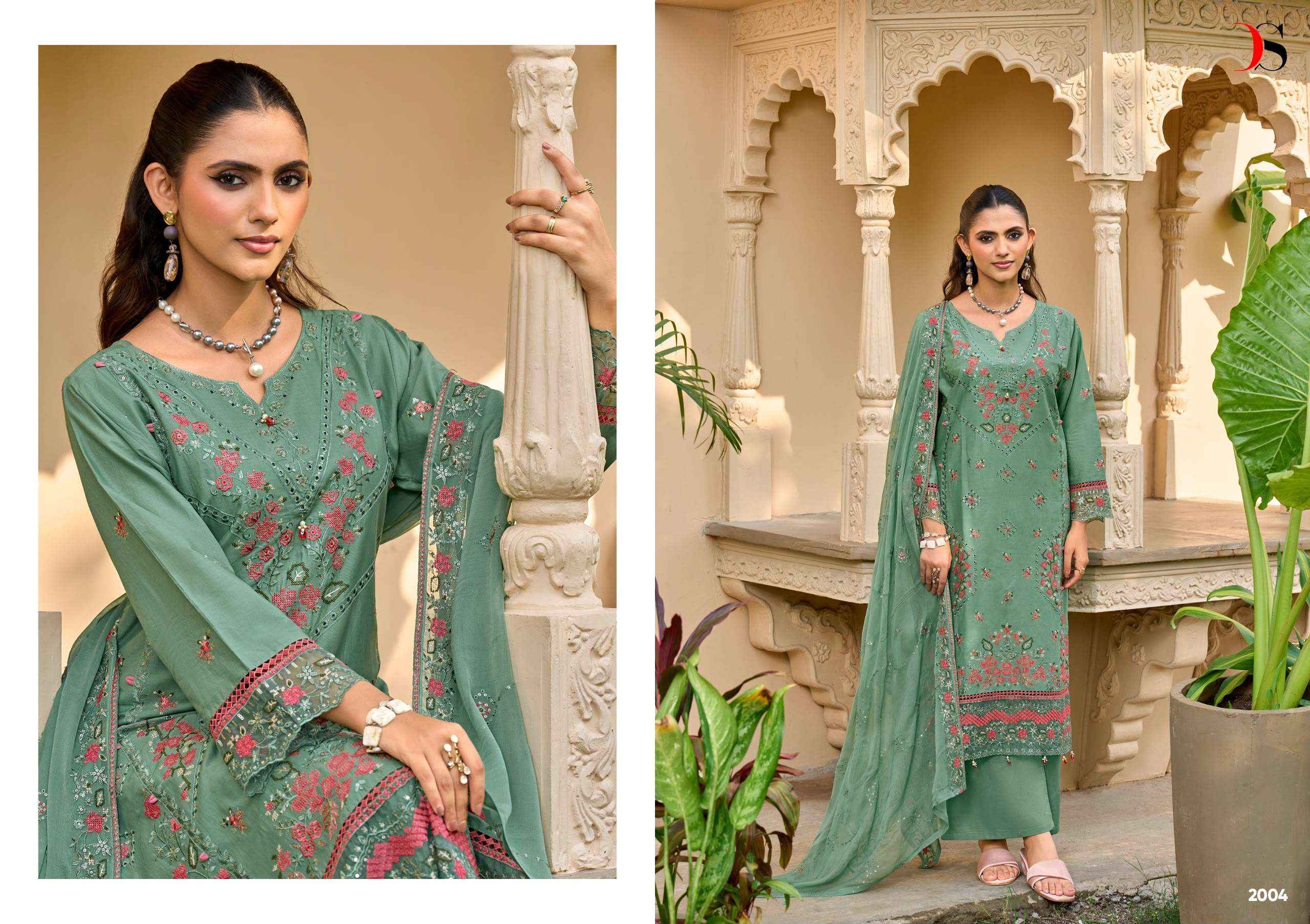 Deepsy Elaf Exclusive Vol 2 Lawn Cotton Dress Material 6 pcs Catalogue