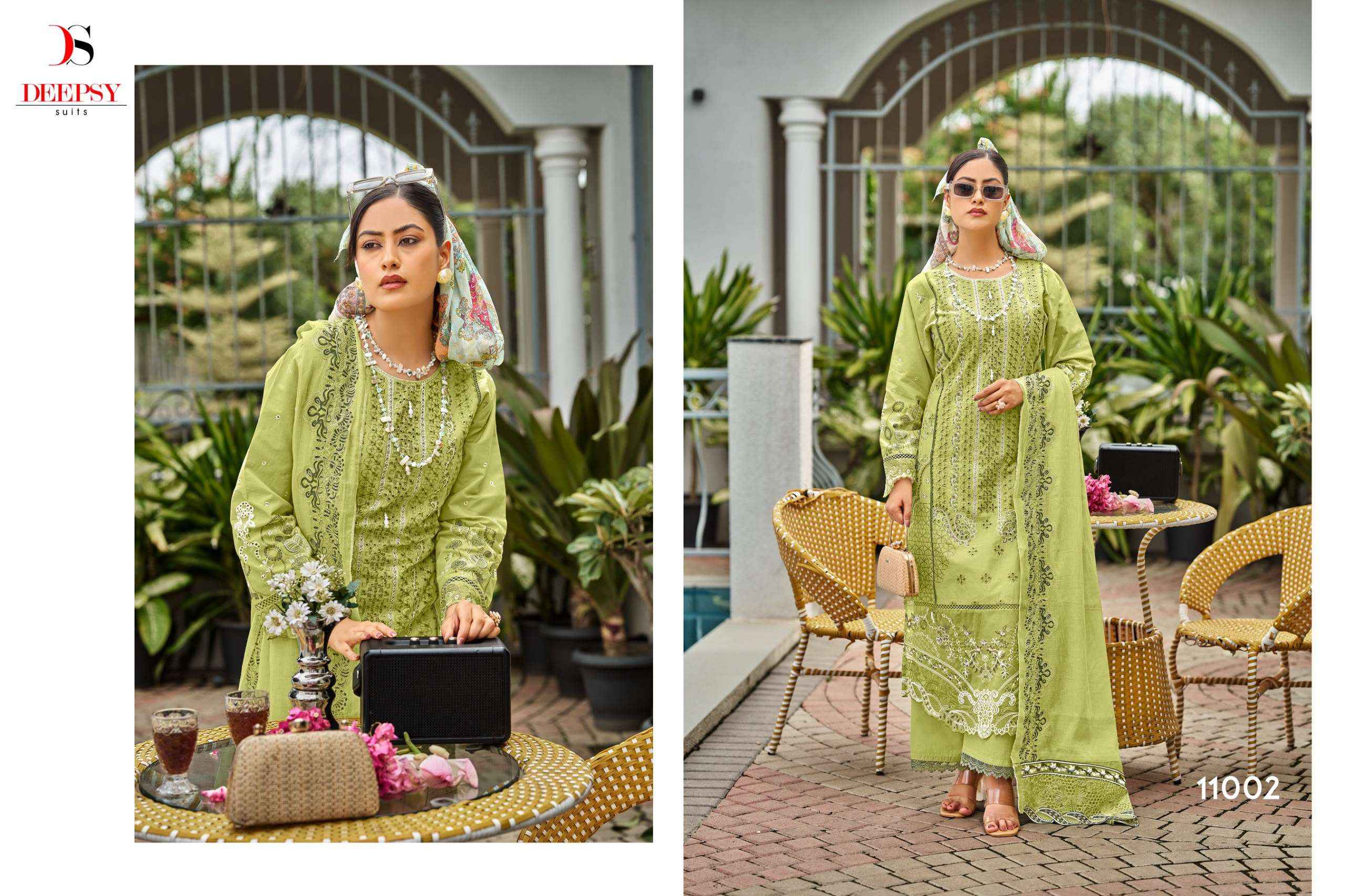 Deepsy Elaf Premium Vol 11 Cotton Dress Material 6 pcs Catalogue