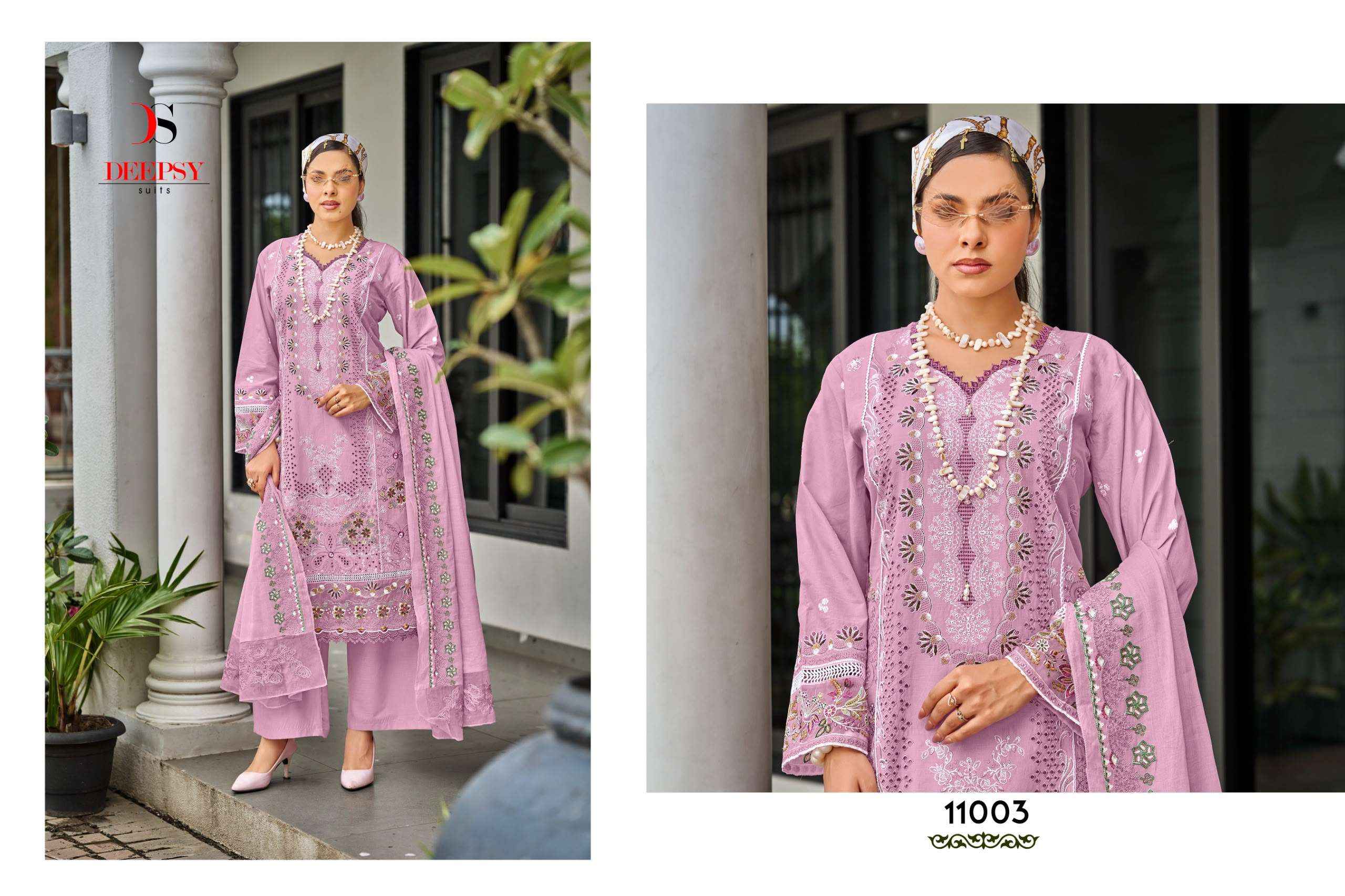 Deepsy Elaf Premium Vol 11 Cotton Dress Material 6 pcs Catalogue