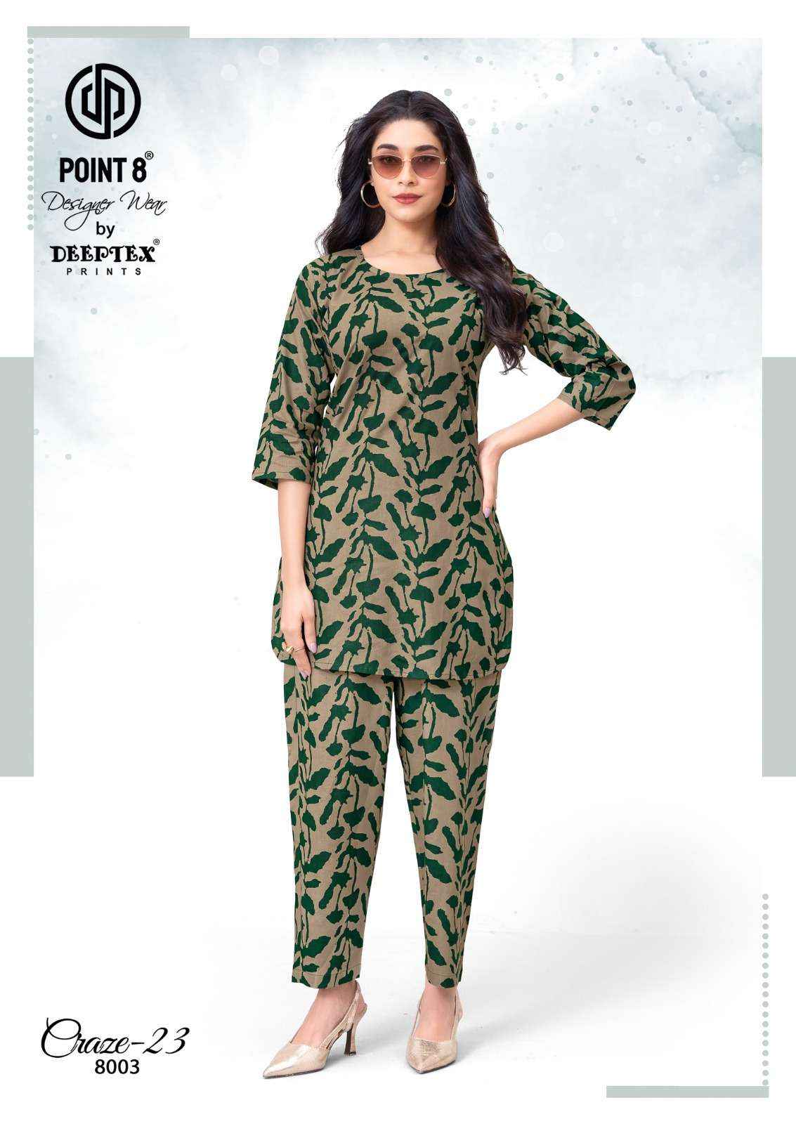 Deeptex Craze Vol 23 Vol 8 Cotton Co Ord Set 10 pcs Catalogue
