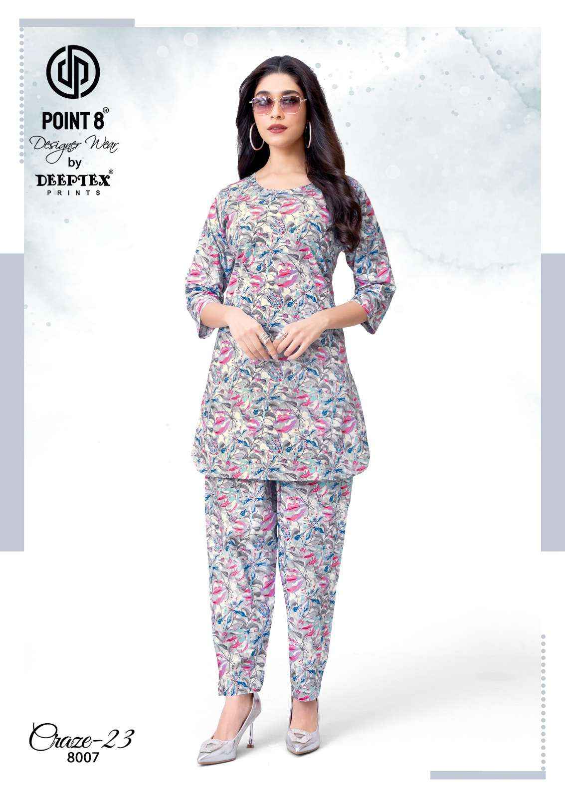 Deeptex Craze Vol 23 Vol 8 Cotton Co Ord Set 10 pcs Catalogue