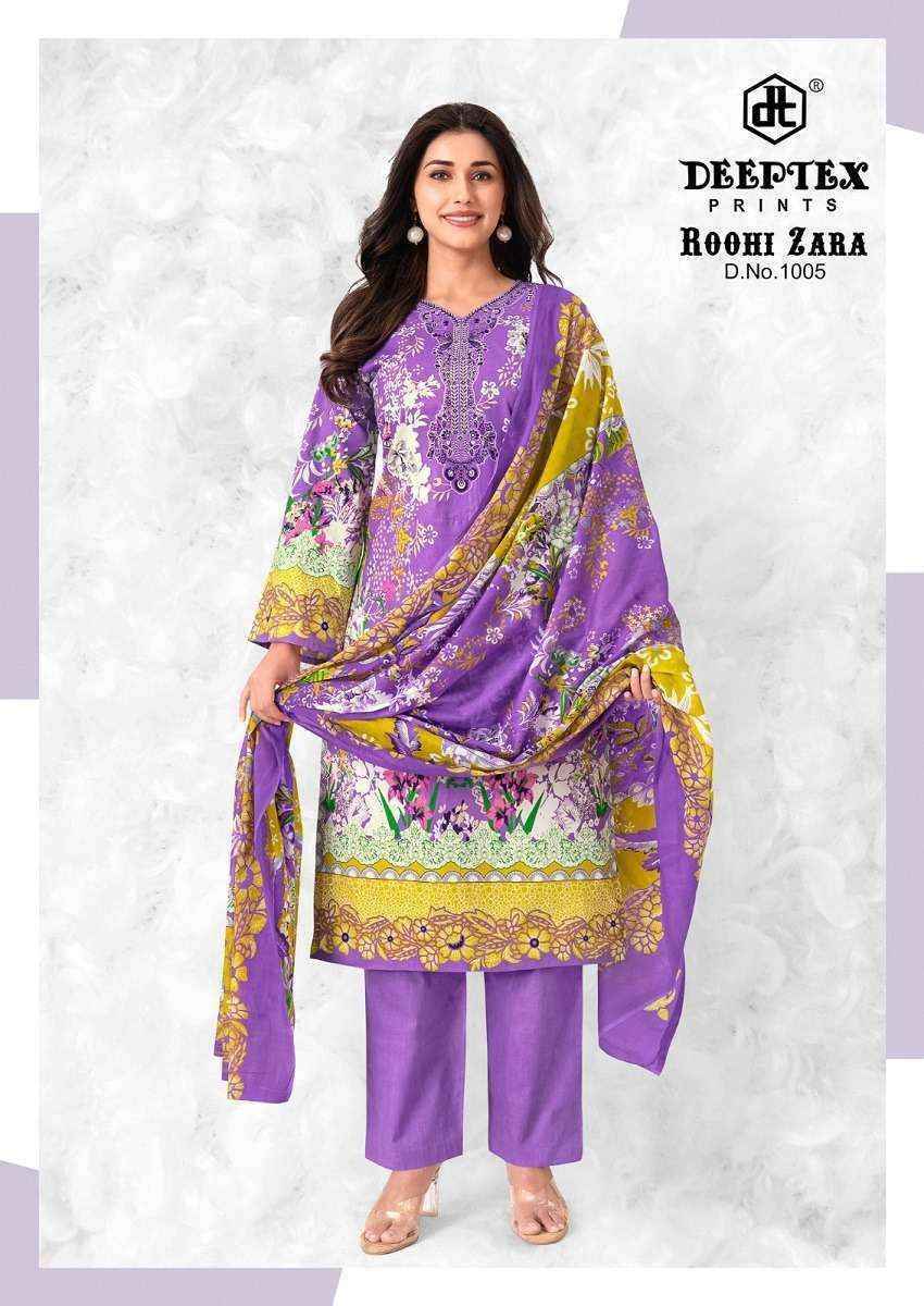 Deeptex Roohi Zara Vol 10 Lawn Cotton Dress Material 8 pcs Catalogue