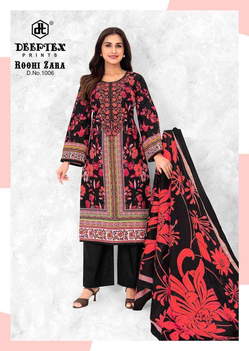Deeptex Roohi Zara Vol 10 Lawn Cotton Dress Material 8 pcs Catalogue