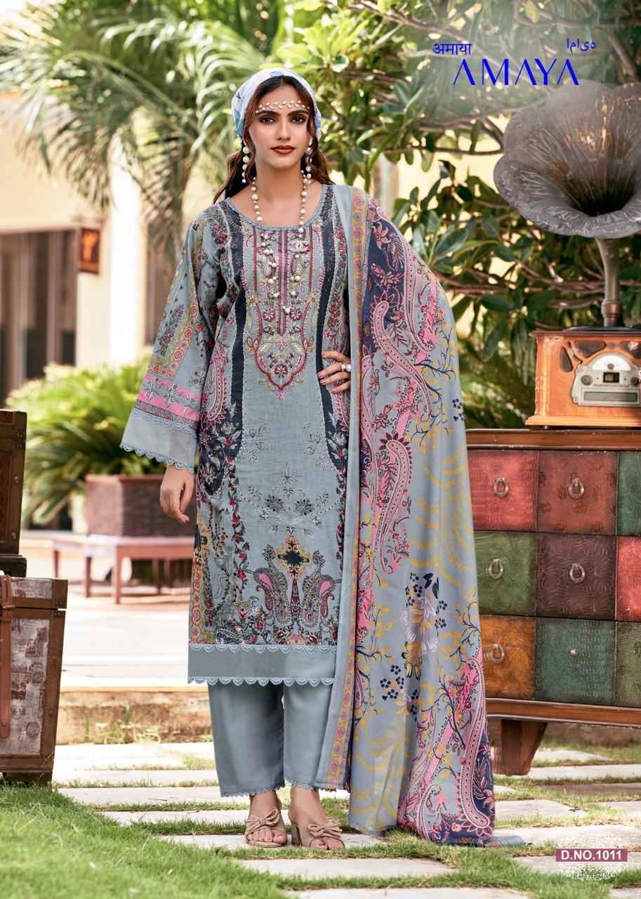 Ganesha Amaya Vol 1 Cotton Dress Material 8 pcs Catalogue