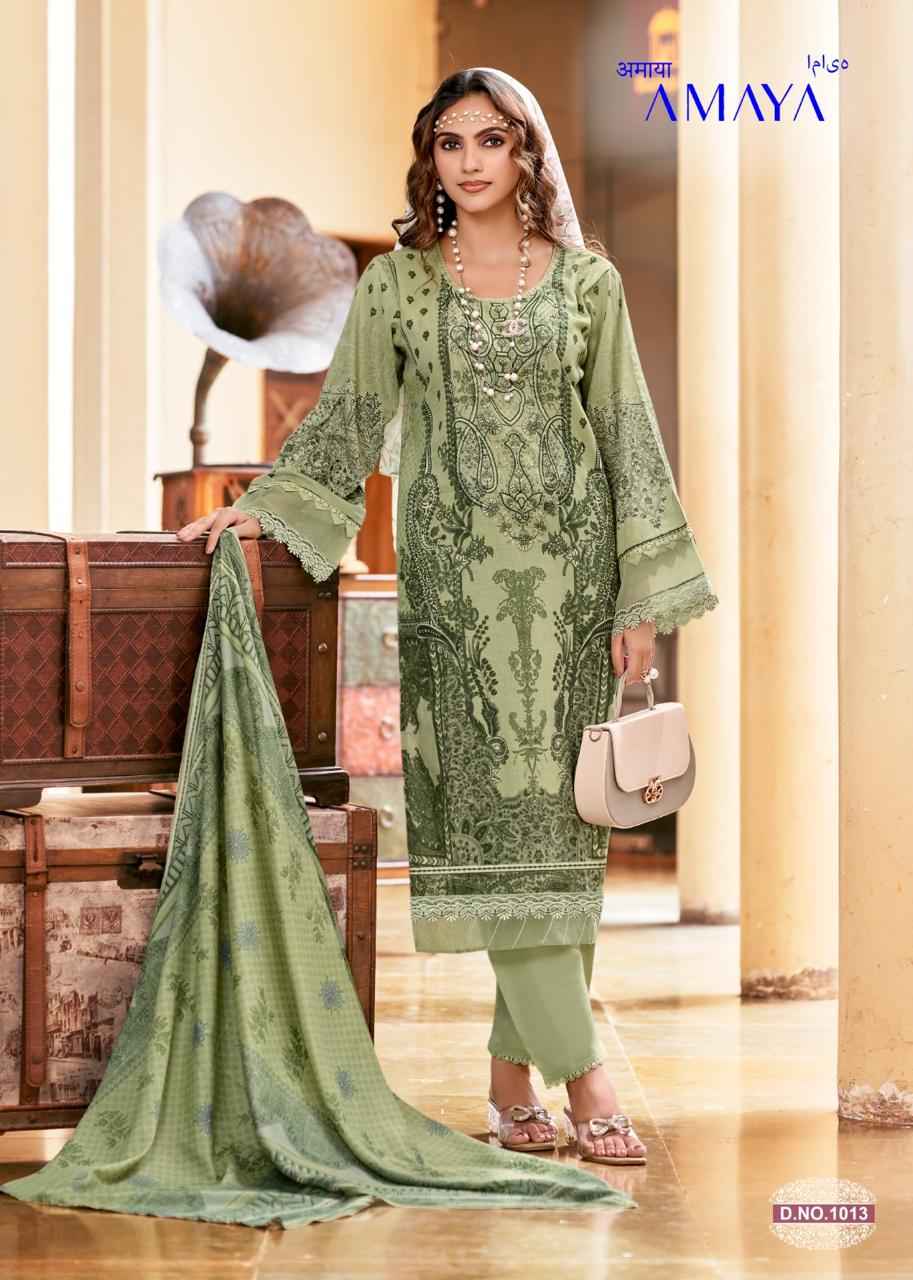 Ganesha Amaya Vol 1 Cotton Dress Material 8 pcs Catalogue