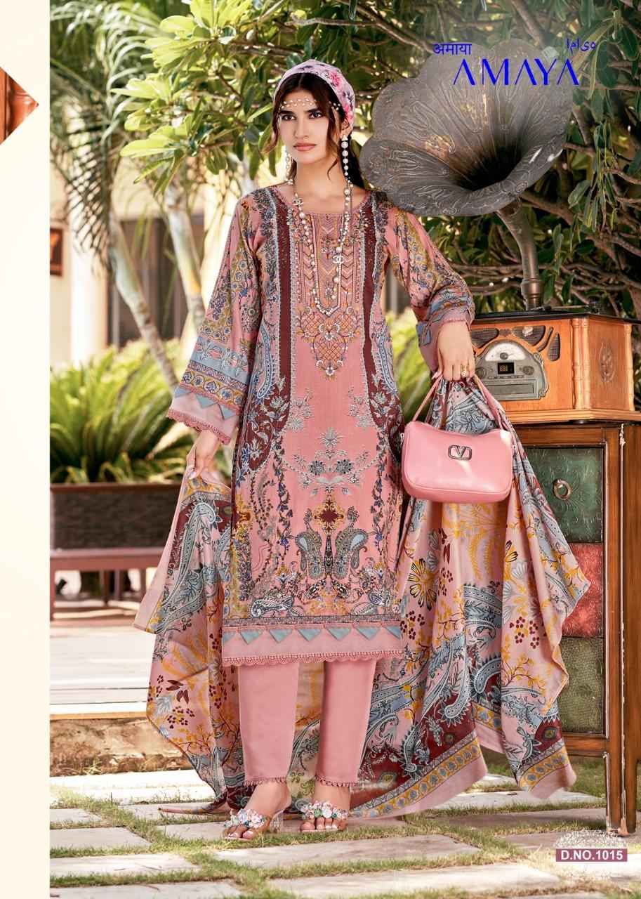 Ganesha Amaya Vol 1 Cotton Dress Material 8 pcs Catalogue