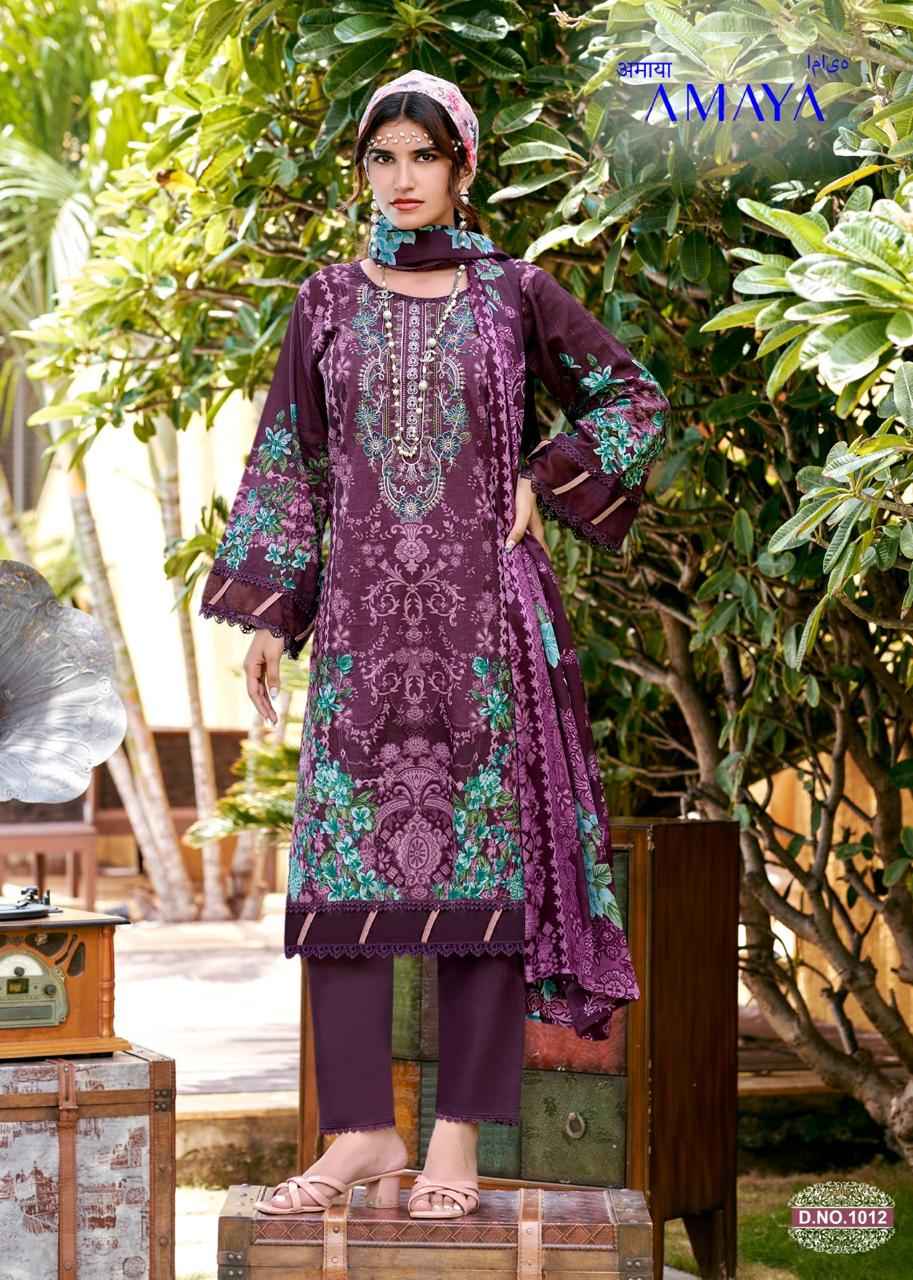Ganesha Amaya Vol 1 Cotton Dress Material 8 pcs Catalogue