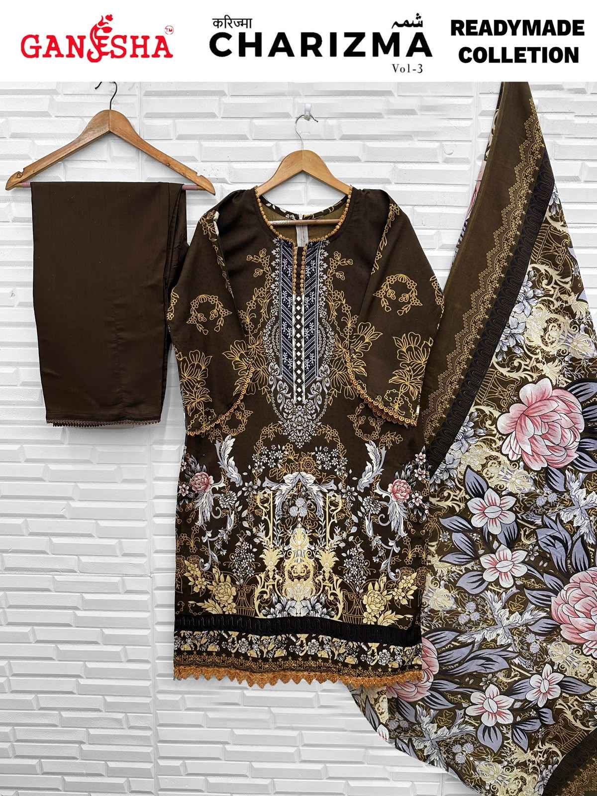 Ganesha Charizma Vol 3 Readymade Cotton Dress 8 pcs Catalogue
