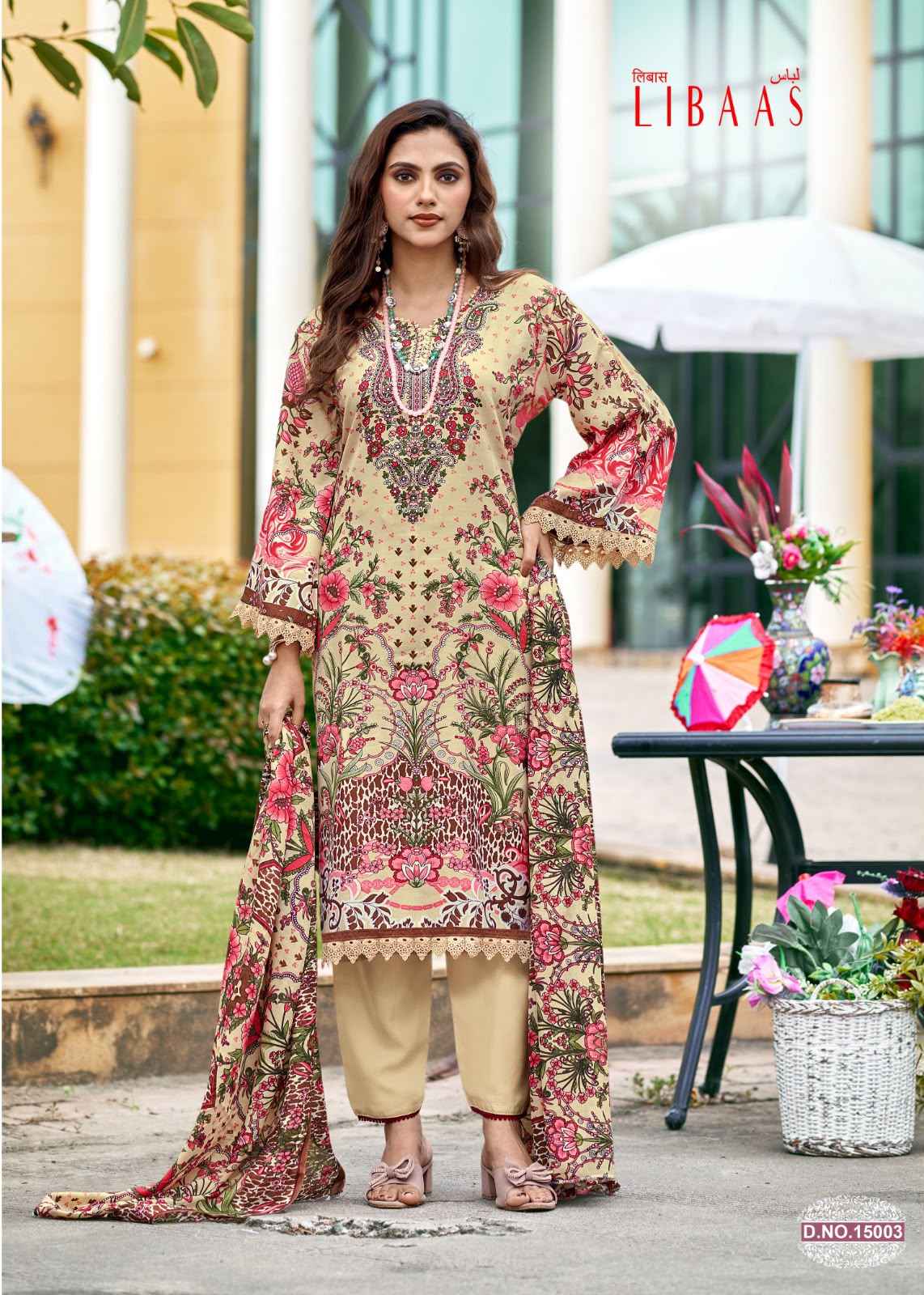 Ganesha Libaas Vol 15 Lawn Cotton Dress 8 pcs Catalogue