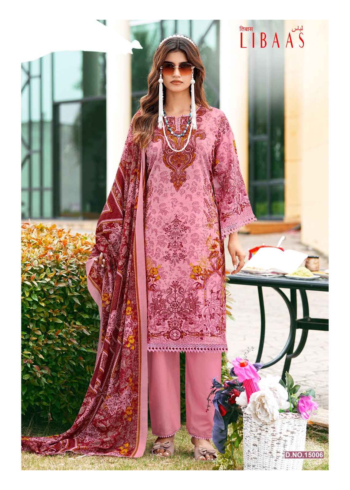 Ganesha Libaas Vol 15 Lawn Cotton Dress 8 pcs Catalogue