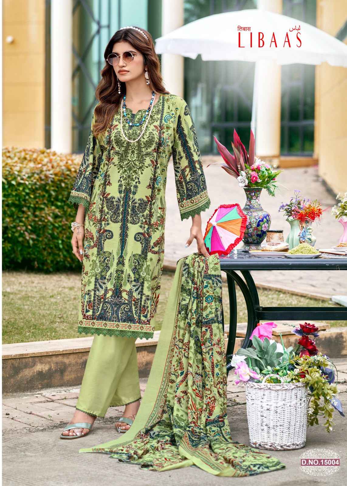 Ganesha Libaas Vol 15 Lawn Cotton Dress 8 pcs Catalogue