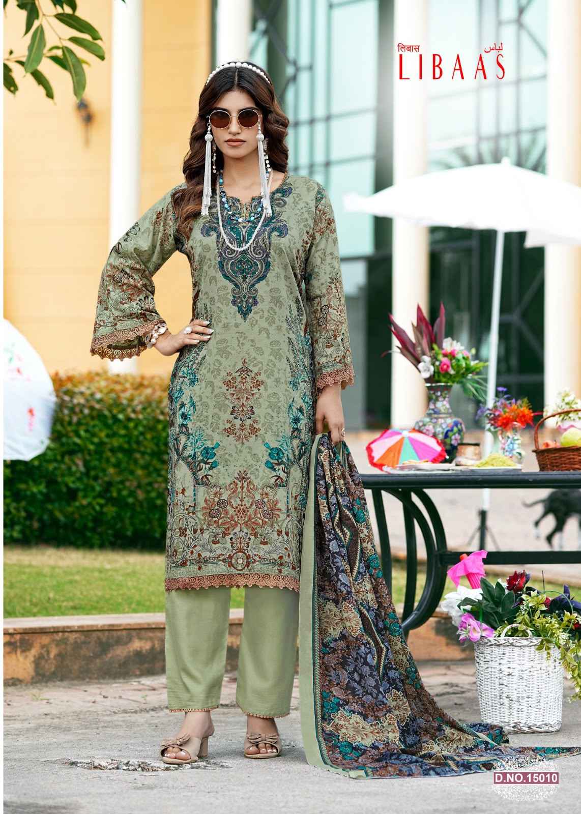 Ganesha Libaas Vol 15 Lawn Cotton Dress 8 pcs Catalogue