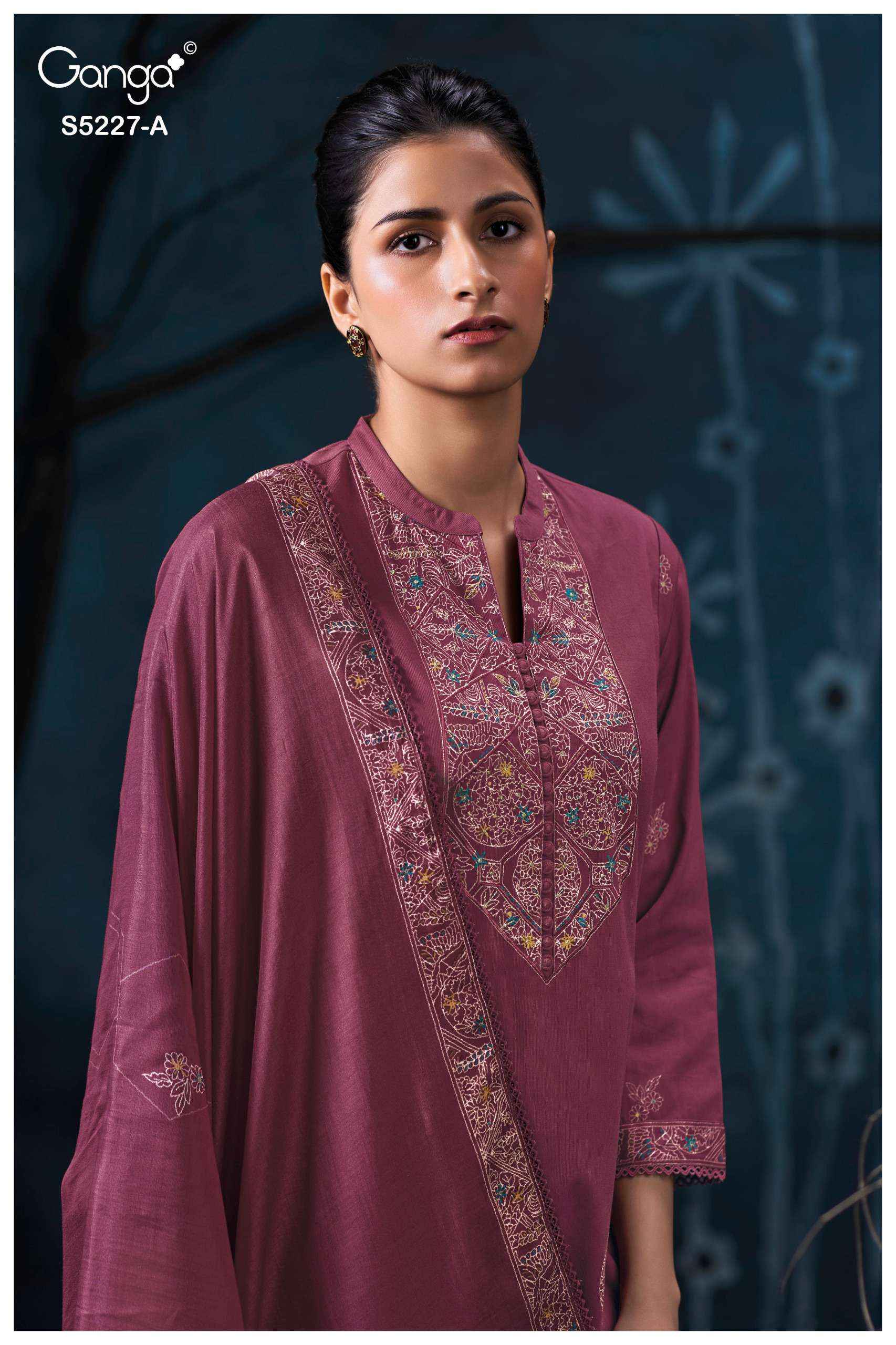 Ganga Mehak Cotton Dress Material 4 pcs Catalogue