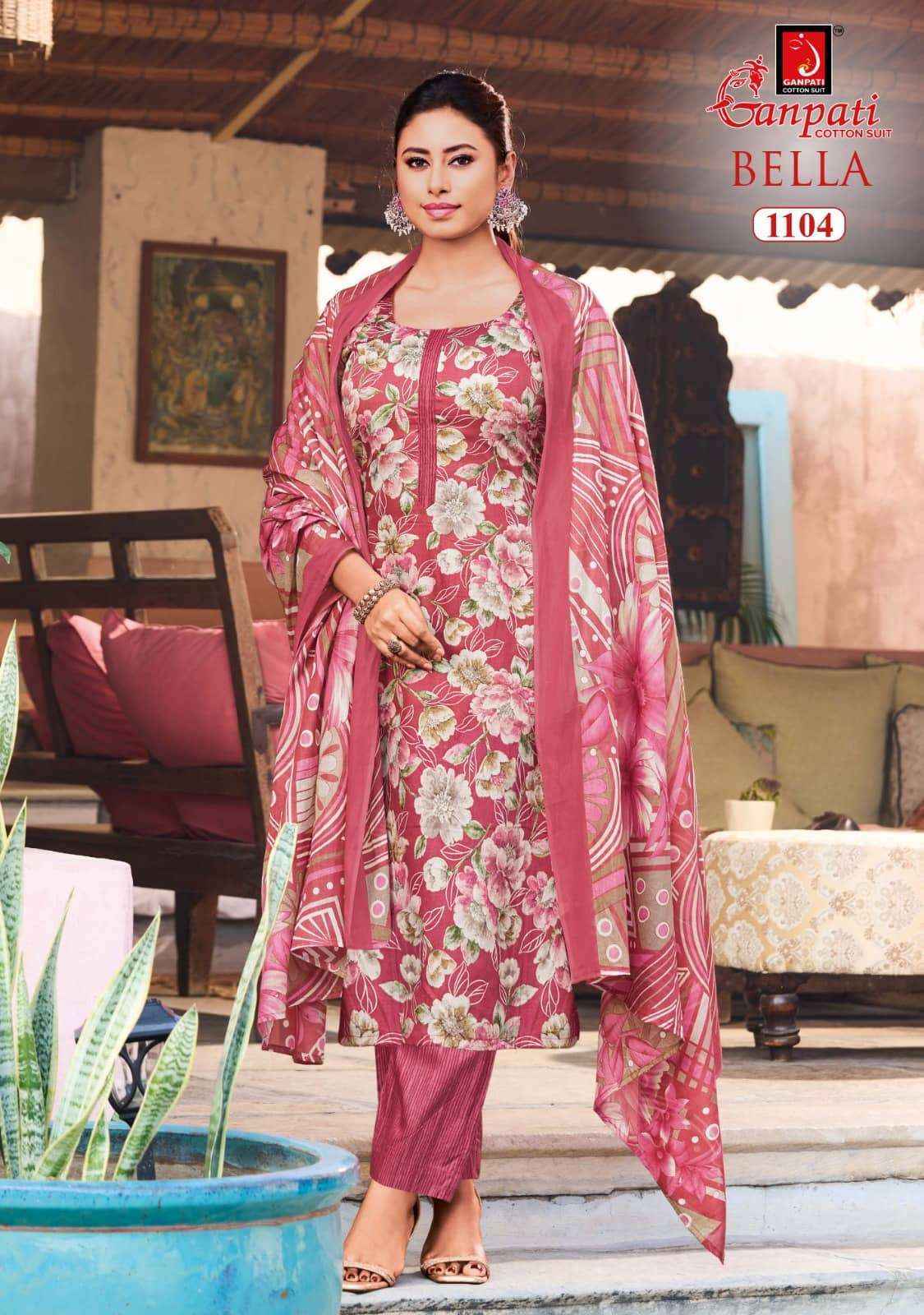 Ganpati Bella Vol 11 Cotton Dress Material 12 pcs Catalogue