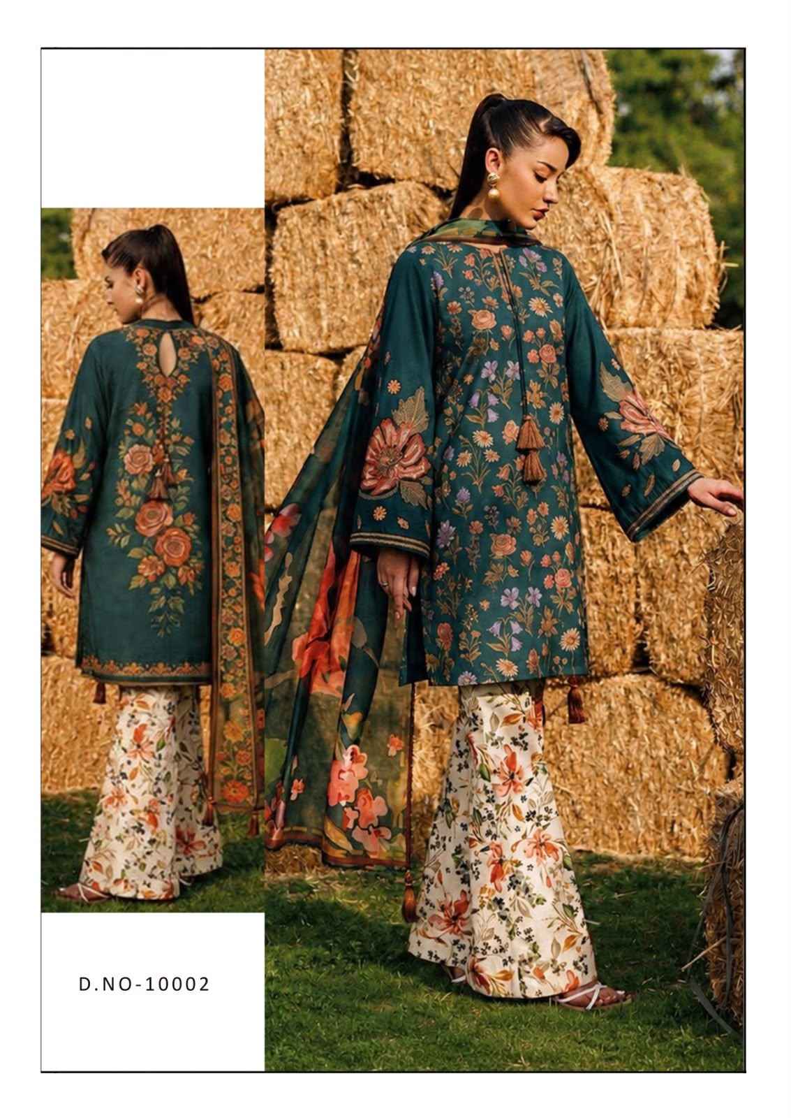 Hala Ramsha Vol 10 Cotton Dress Material 6 pcs Catalogue