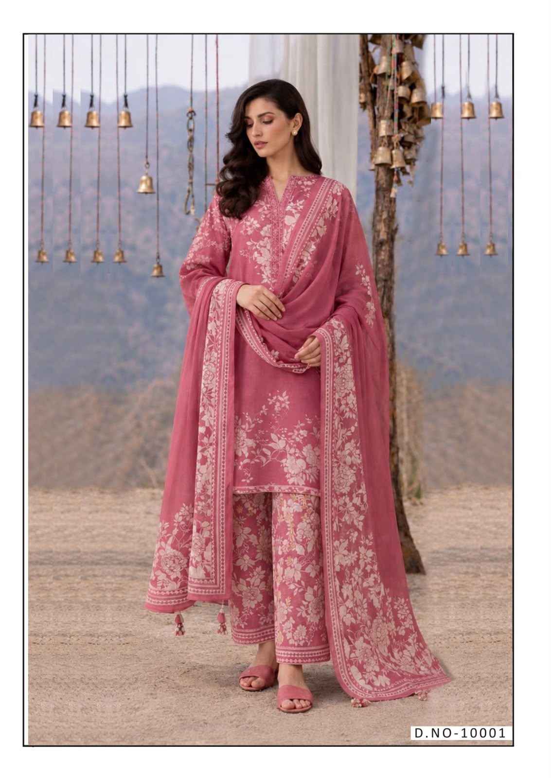 Hala Ramsha Vol 10 Cotton Dress Material 6 pcs Catalogue