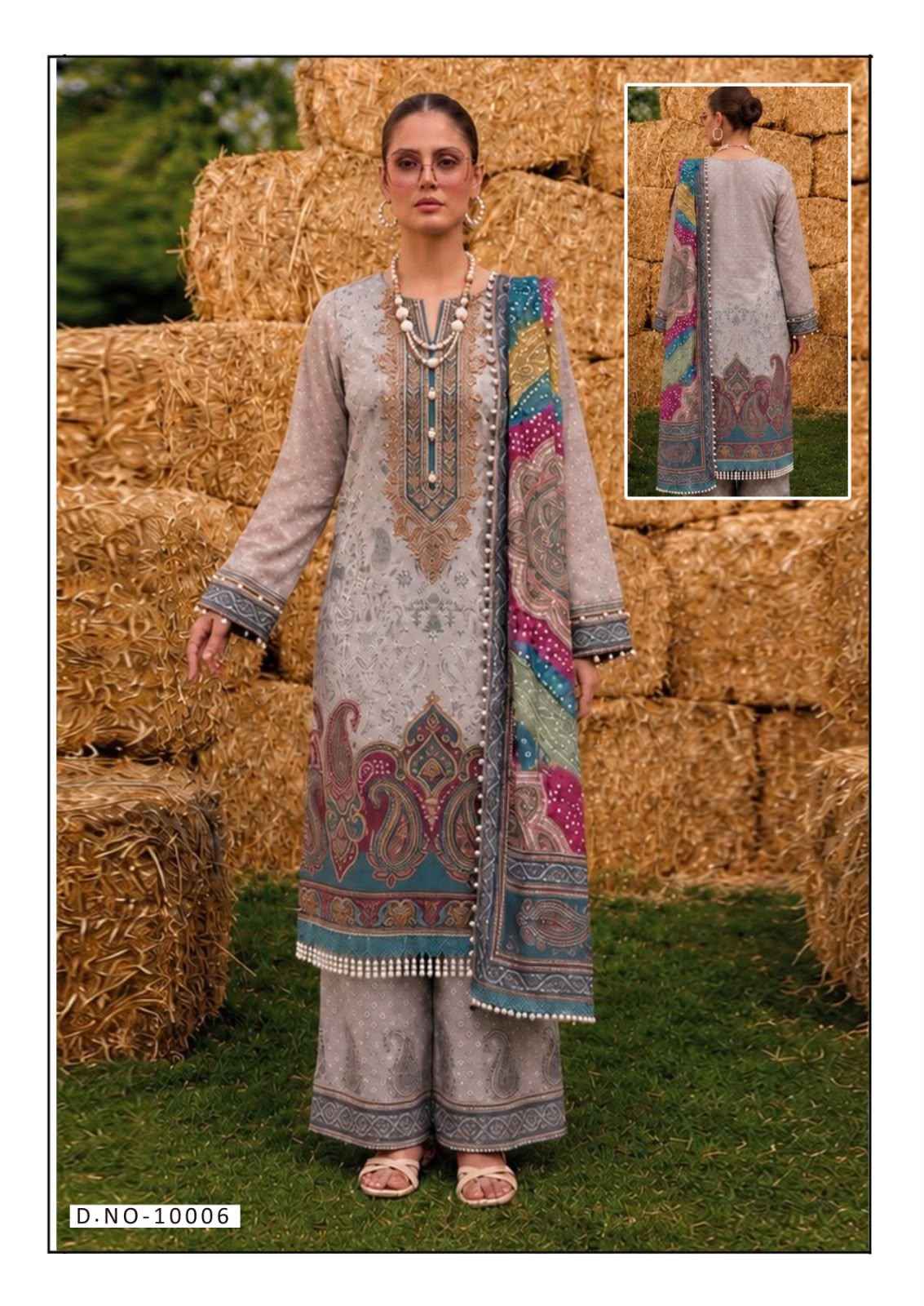 Hala Ramsha Vol 10 Cotton Dress Material 6 pcs Catalogue