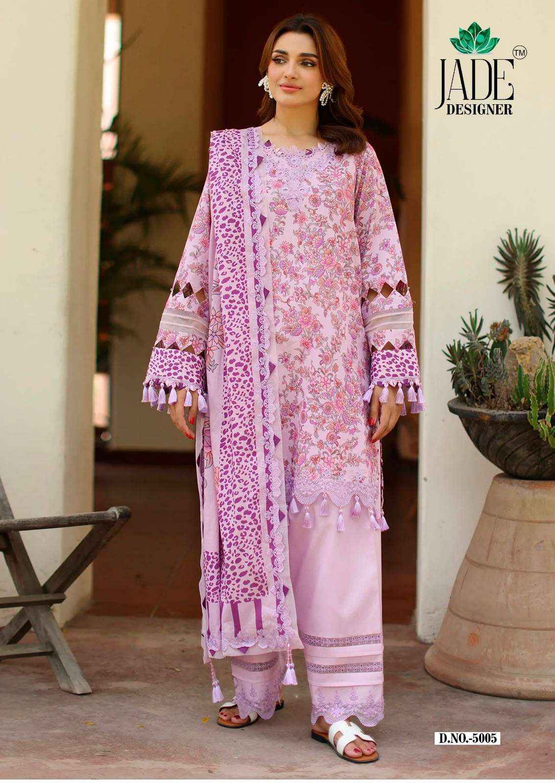 Jade Noor Ahmed Vol 5 Lawn Cotton Dress Material 6 pcs Catalogue
