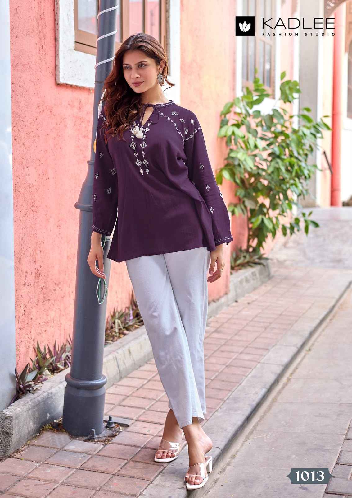 Kadlee Crystal Vol 3 Rayon Western Top 6 pcs Catalogue