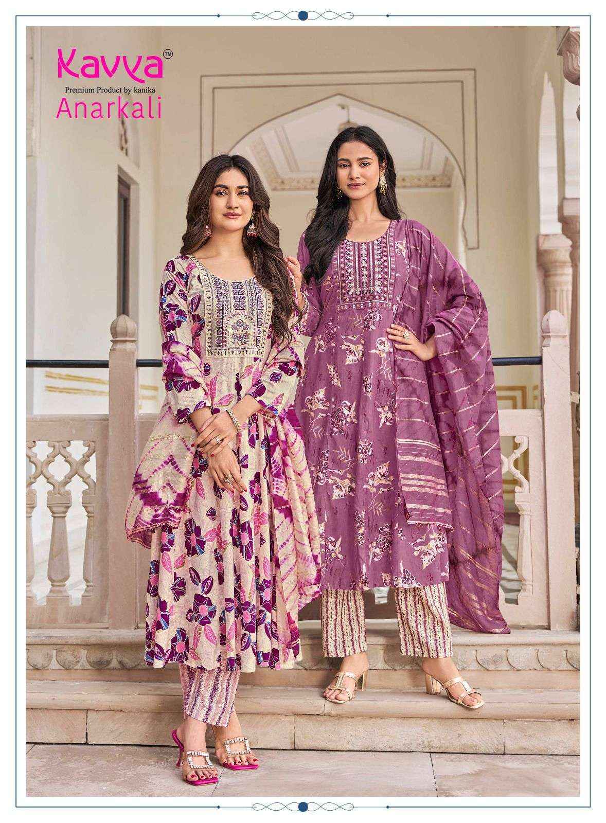 Kavya Anarkali Vol 6 Rayon Kurti Combo 10 pcs Catalogue