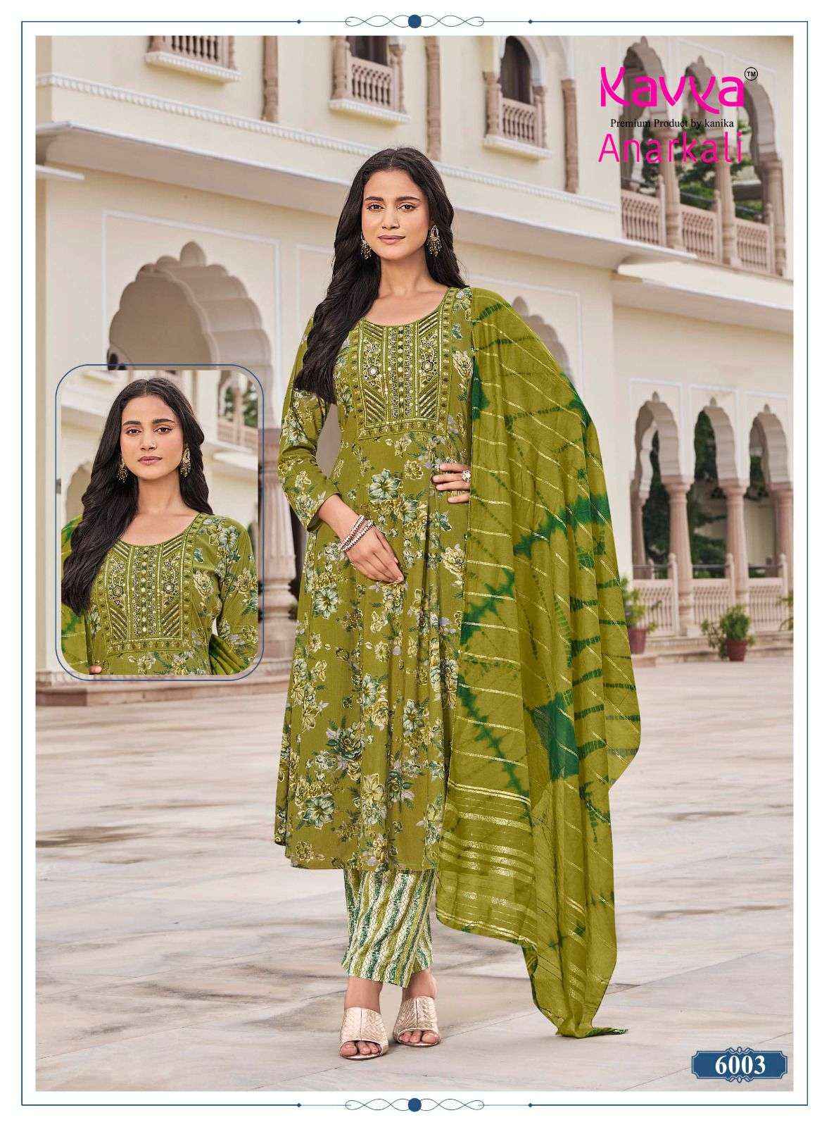 Kavya Anarkali Vol 6 Rayon Kurti Combo 10 pcs Catalogue