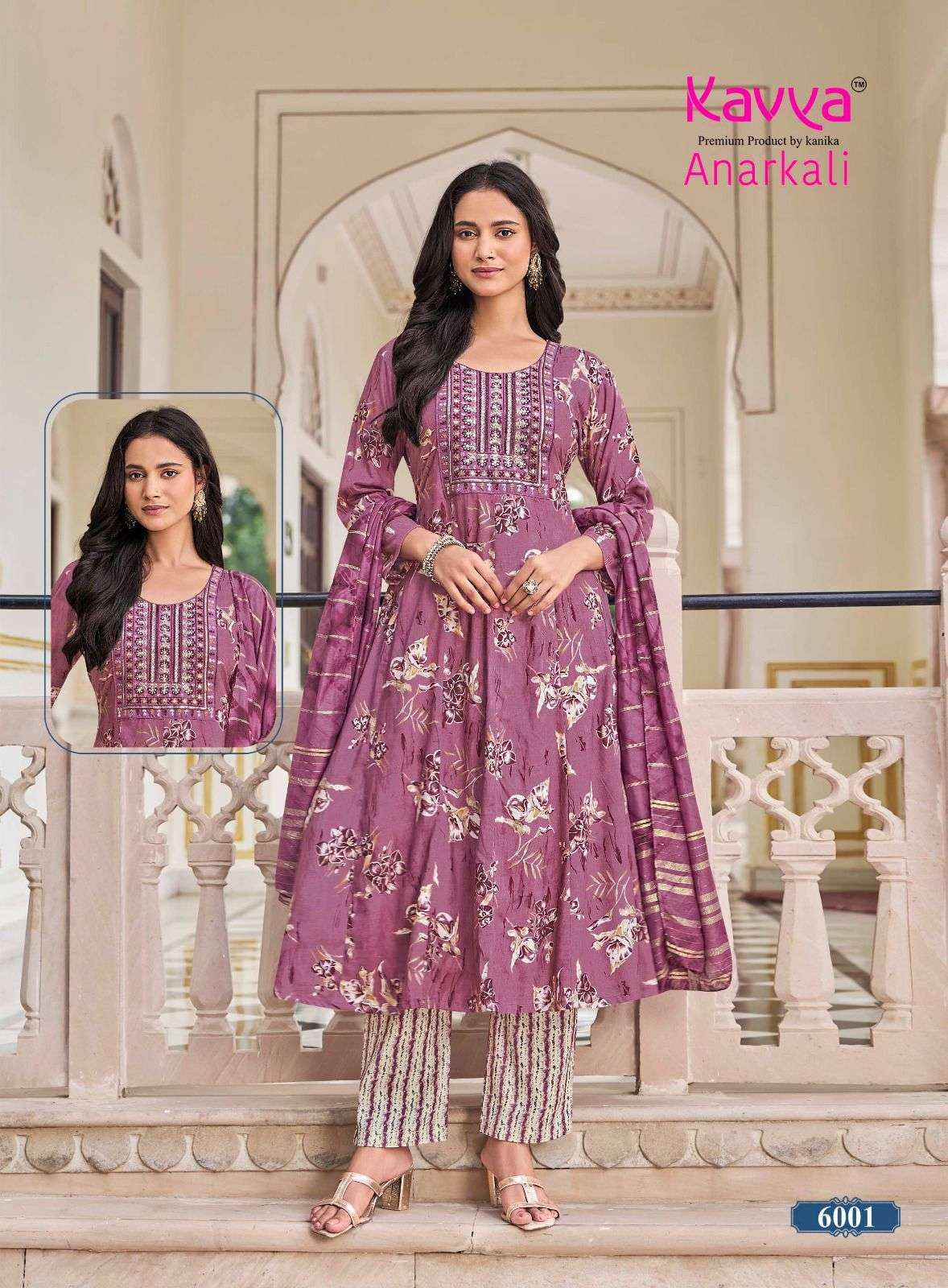 Kavya Anarkali Vol 6 Rayon Kurti Combo 10 pcs Catalogue